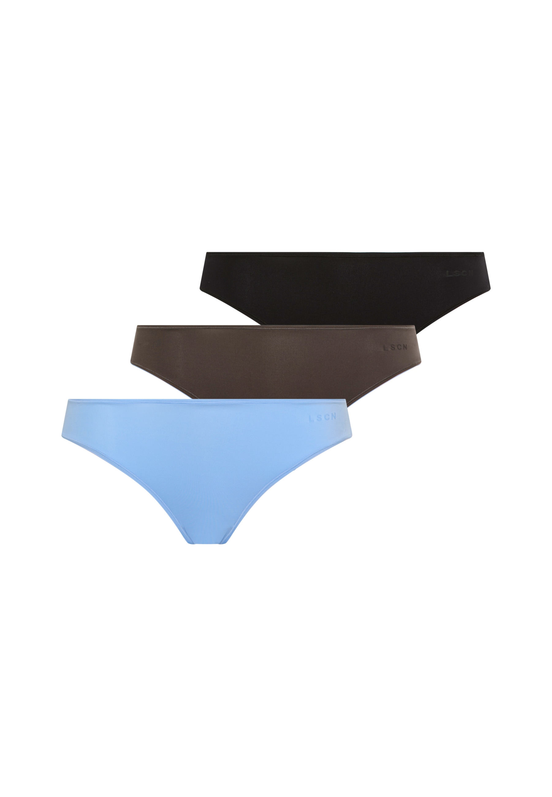 LSCN by LASCANA Slip brésilien 3er Pack,  aus weicher und hoch elastischer Microfaser