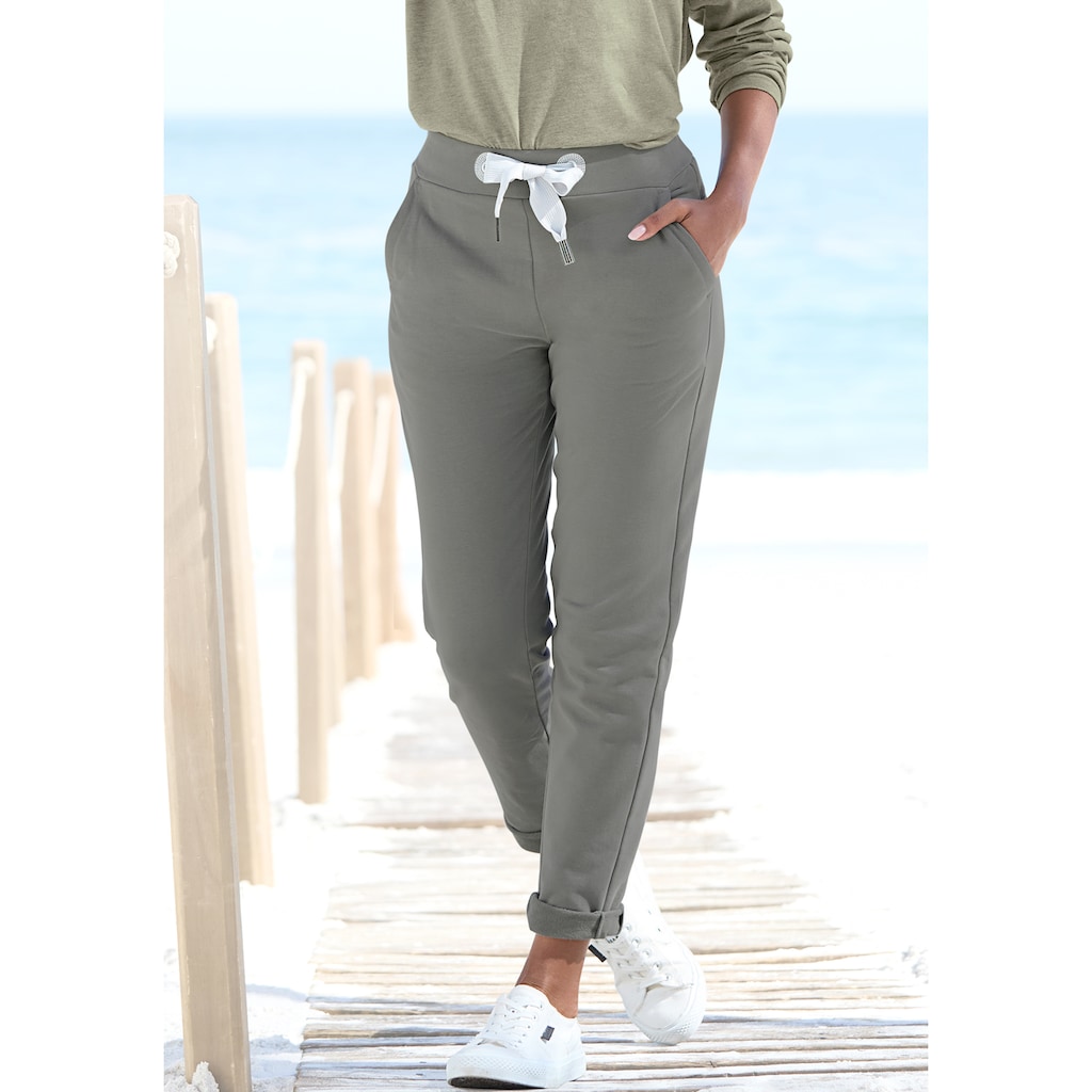 Elbsand Sweathose »Brinja«, mit Taschen und breiten Kordeln, Jogginghose, lässige Passform