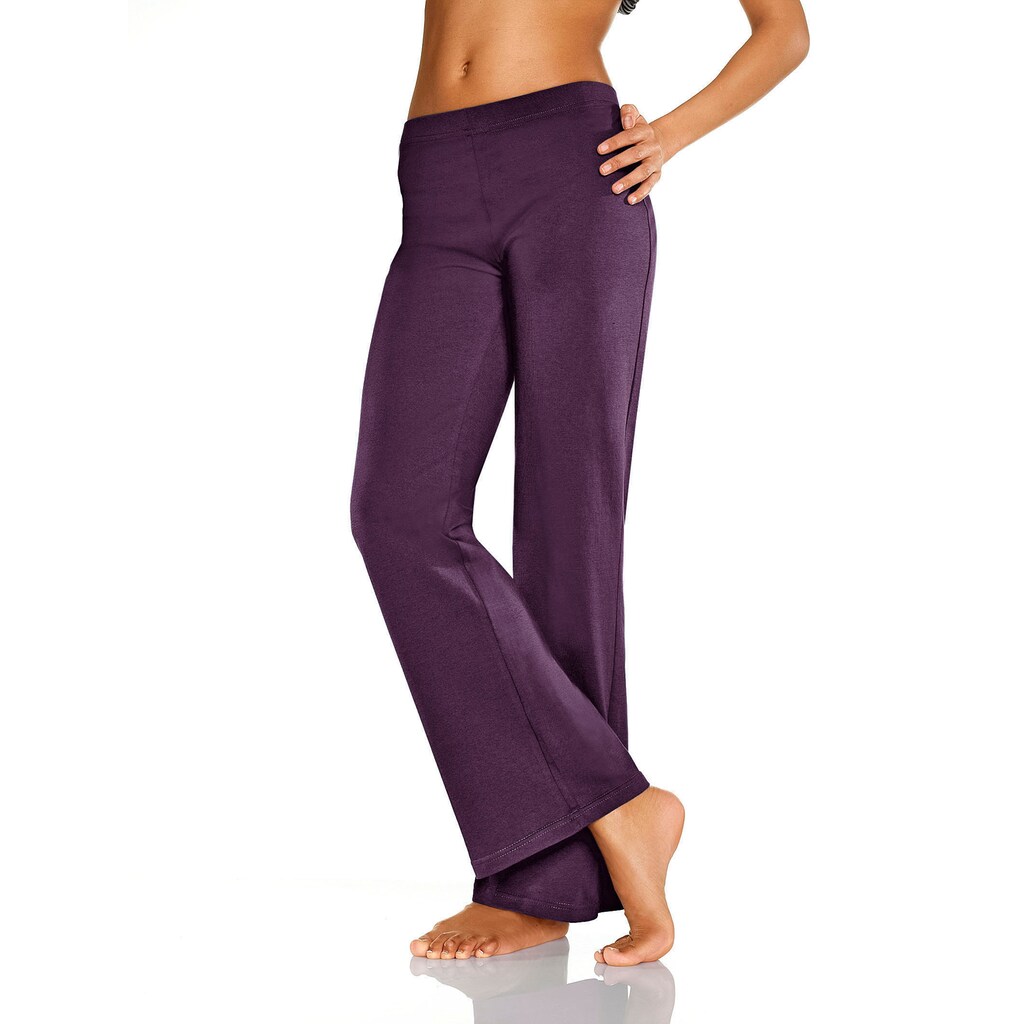 Vivance active Jazzpants, (2er-Pack), mit leicht ausgestelltem Bein, Loungewear