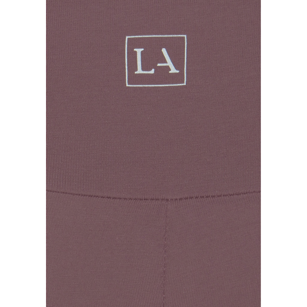 LASCANA Caprileggings, mit breitem weichem Bündchen, Loungewear