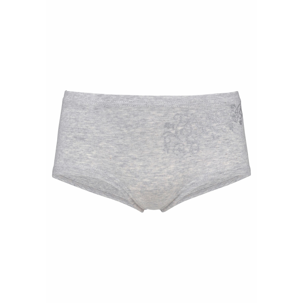 petite fleur Panty, (Packung, 4 St.), mit Glitzerdruck