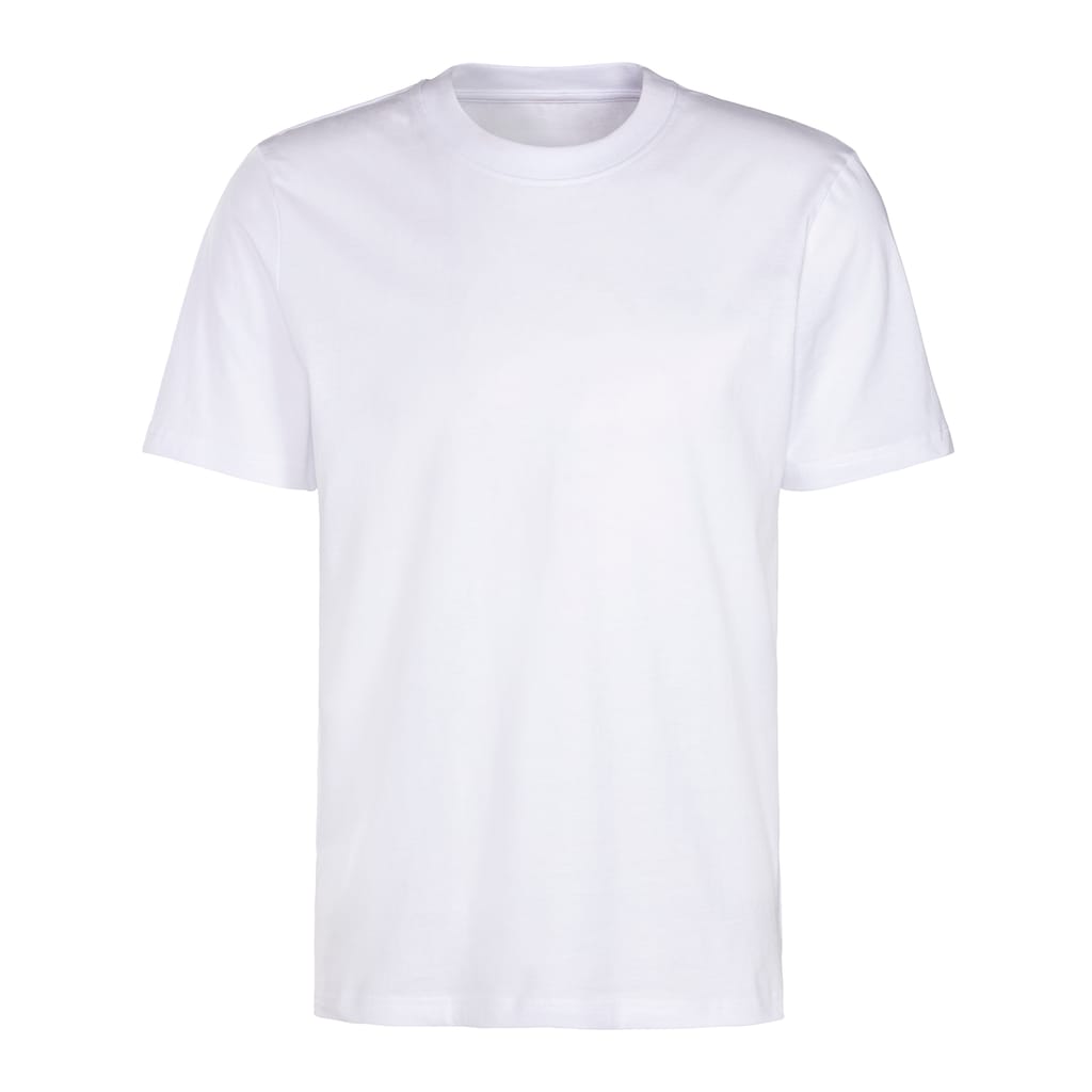 KangaROOS T-Shirt, (2er-Pack), Freizeitshirt mit Kurzarm, Rundhals aus reine Baumwolle