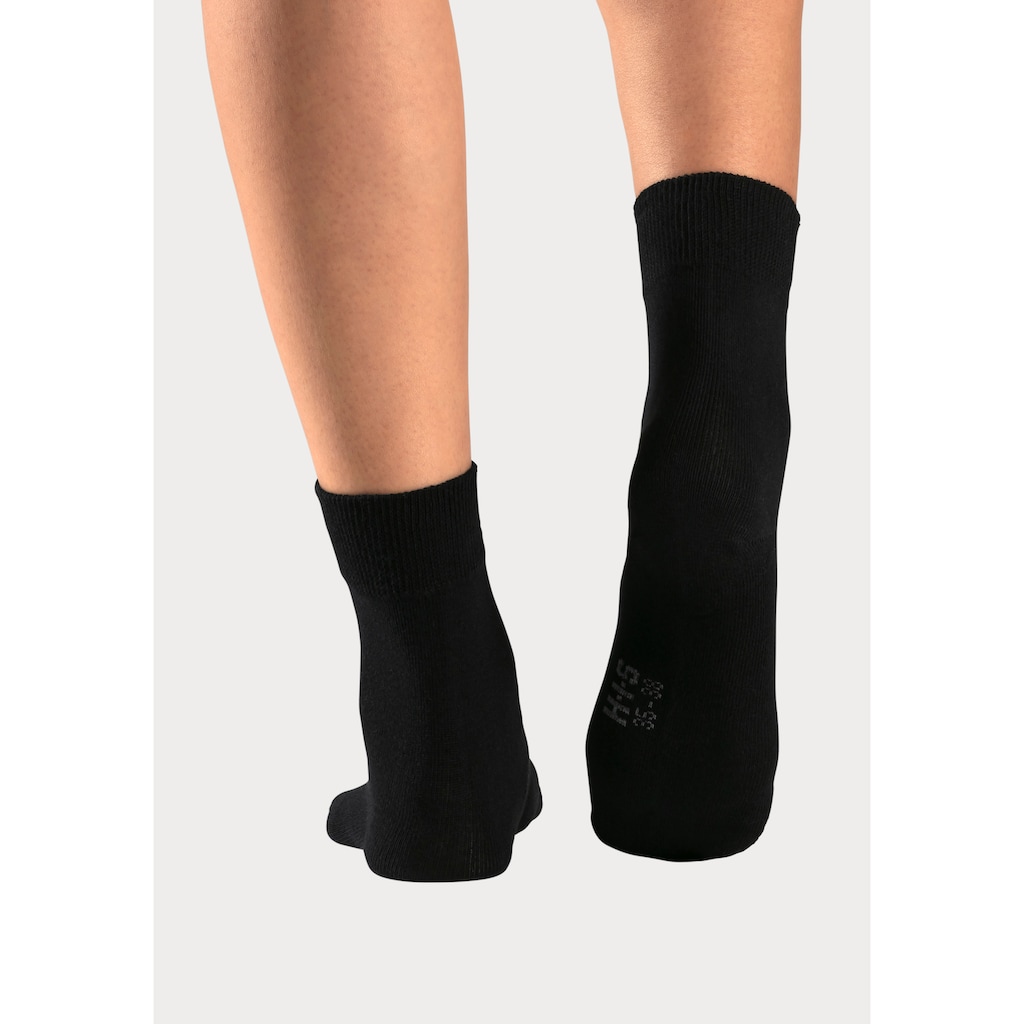 H.I.S Basicsocken, (Packung, 5 Paar), mit besonders weichem Bündchen
