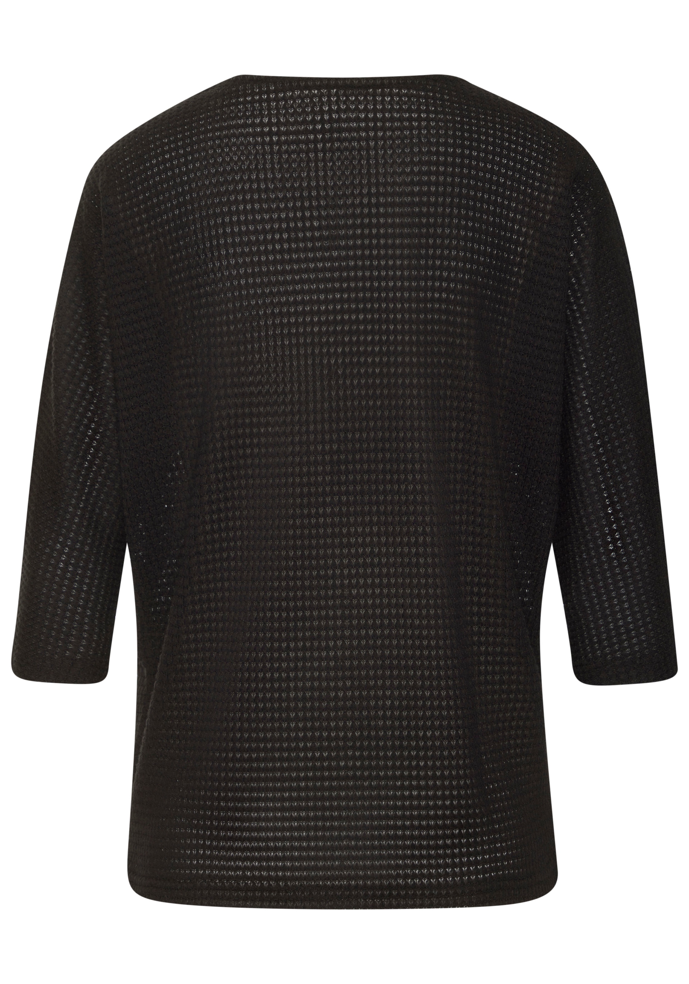 Vivance 3/4-Arm-Shirt »aus bügelfreiem Waffelstrick«, aus bügelfreier Strickqualität