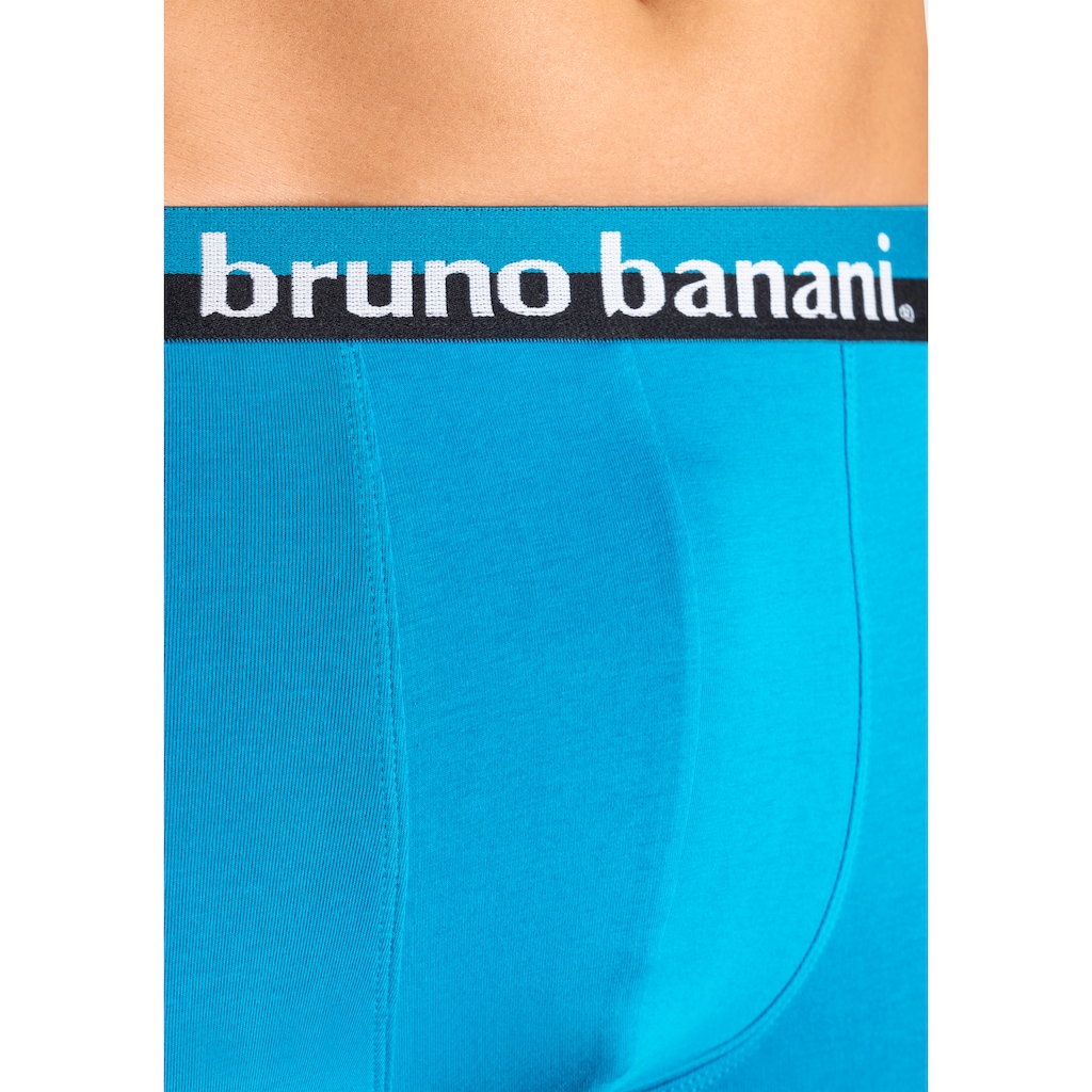Bruno Banani Boxer »Boxershorts für Herren«, (Packung, 4 St.), mit erhabenem Logo-Druck auf dem Bund
