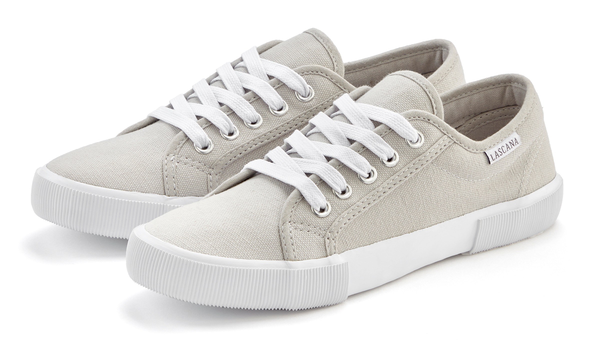 LASCANA Sneaker aus Textil, Schnürhalbschuh, Freizeitschuh