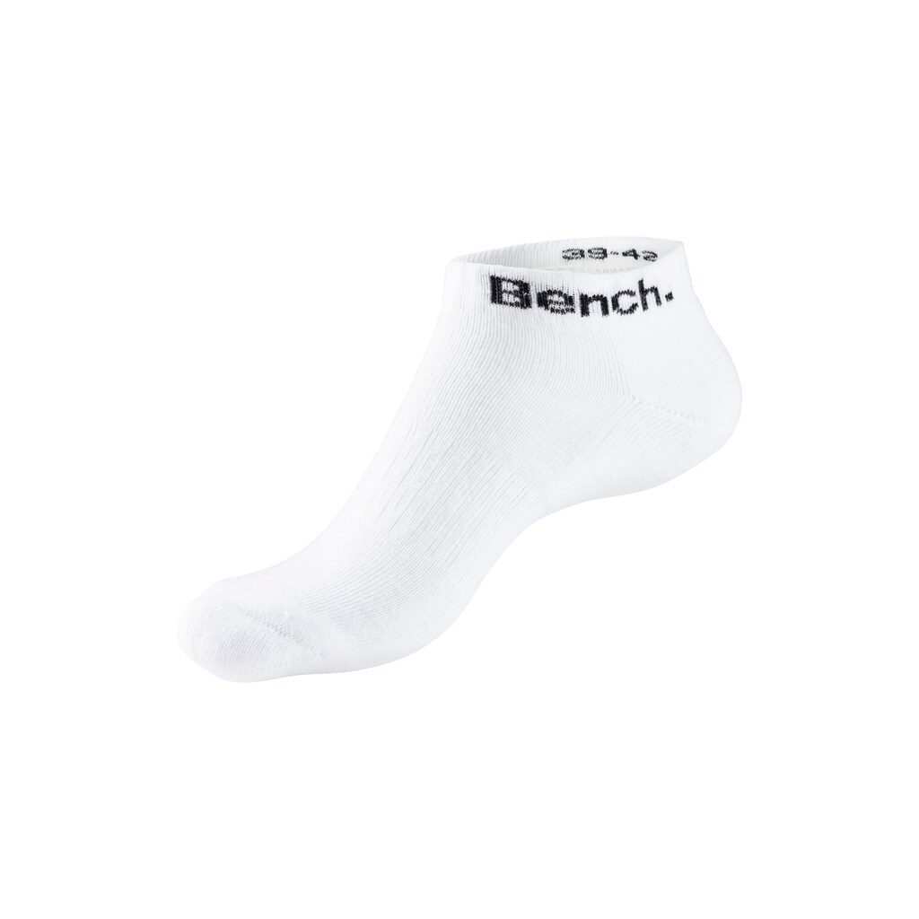 Bench. Sportsocken, (Packung, 12 Paar), Tennis Kurzsocken mit Halbfussfrottee