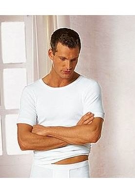 Clipper Exclusive Unterhemd 2 Stk. spürbar weich und glatt - in Feinripp, Unterziehshirt, Kurzarm T-Shirt