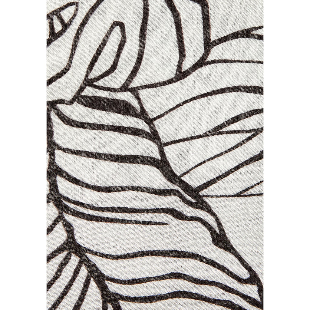 s.Oliver Blusentop, aus gekreppter Viskose, sommerliches Blusenshirt mit Alloverprint