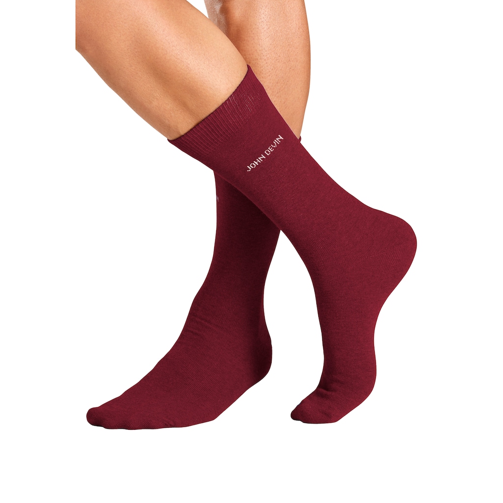 John Devin Basicsocken, (Packung, 7 Paar), für jeden Tag