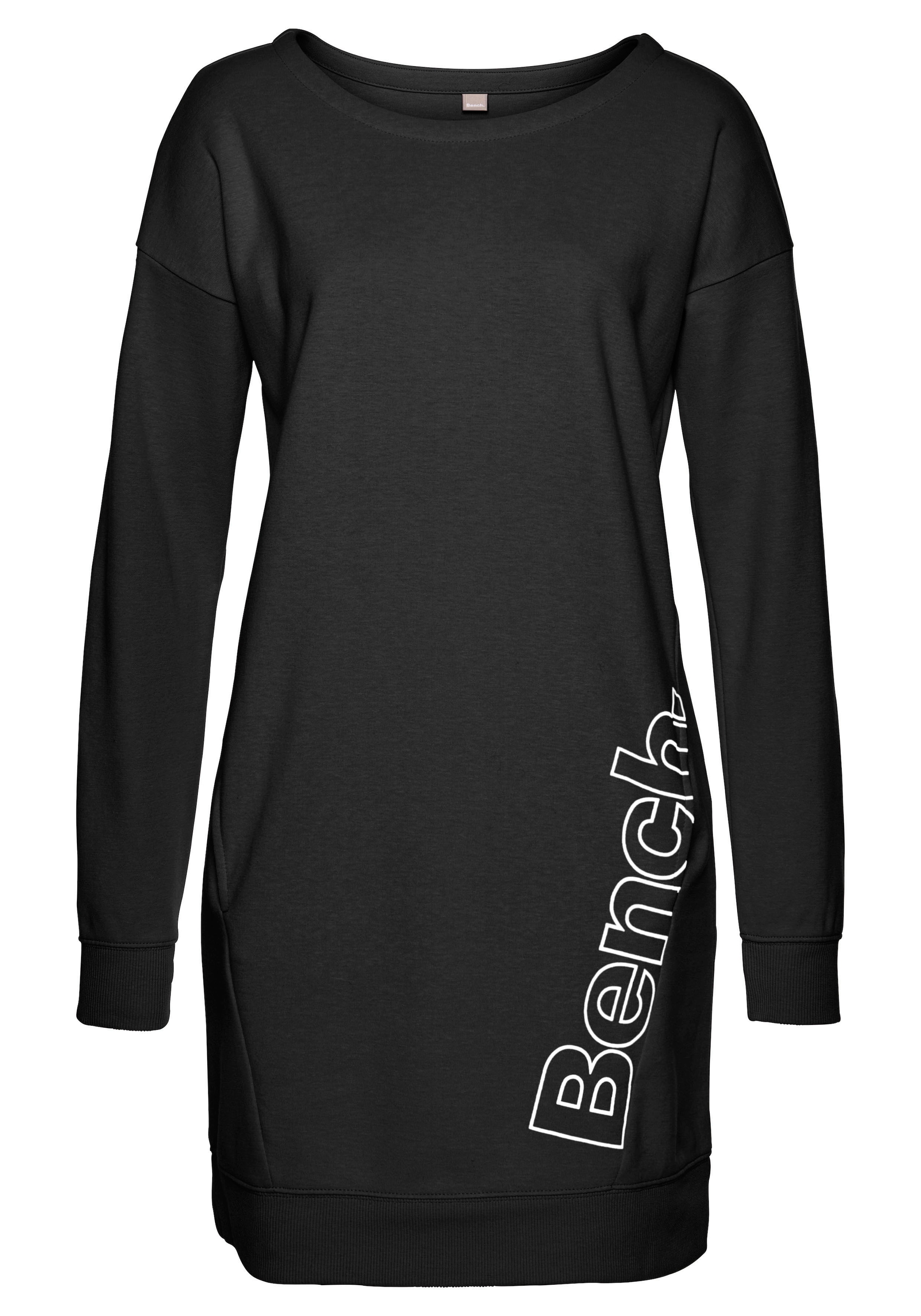 Bench. Loungewear Sweatkleid, mit seitlichem Logoprint