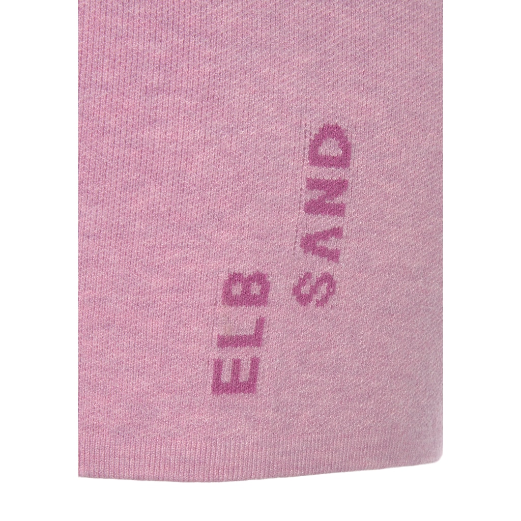 Elbsand Strickhose, aus hochwertigem Strick, mit Logostickerei, Loungewear