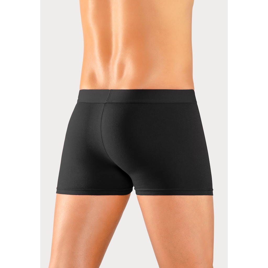 H.I.S Boxer »Boxershorts für Herren«, (Packung, 5 St.), Logo Webbund mit 3D Effekt