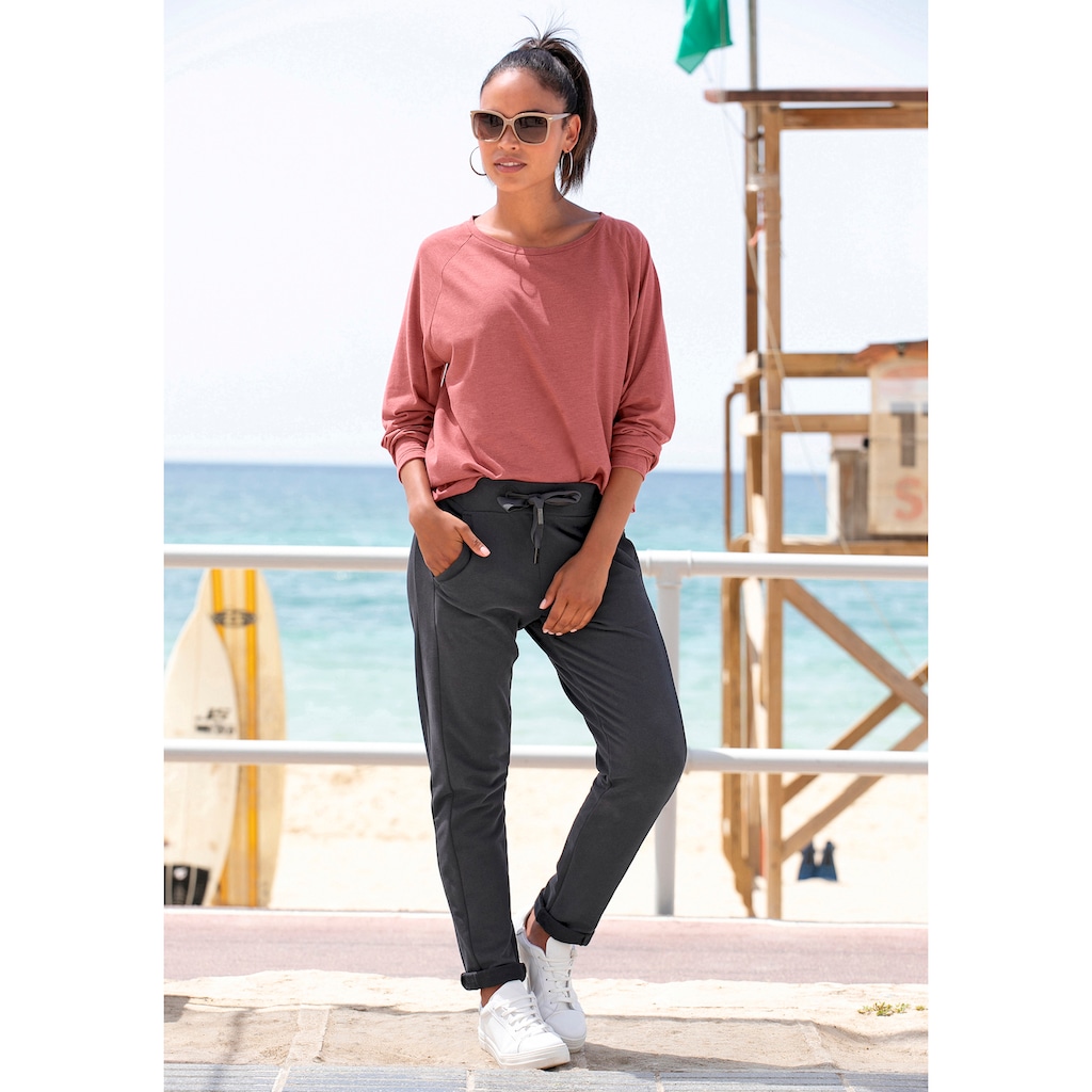 Elbsand Longsleeve »Tira«, mit Logodruck hinten, Langarmshirt, sportlich-casual