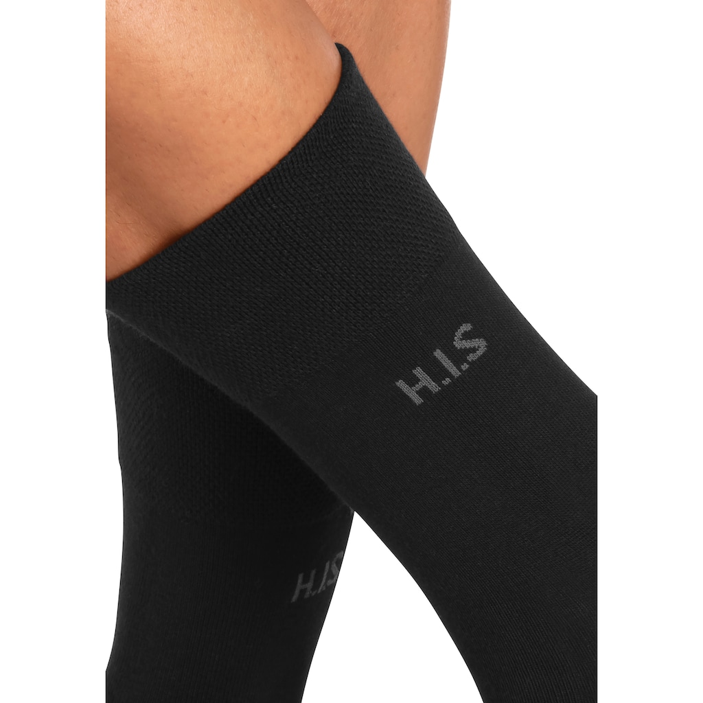 H.I.S Socken, (Packung, 12 Paar), ohne einschneidendes Gummi