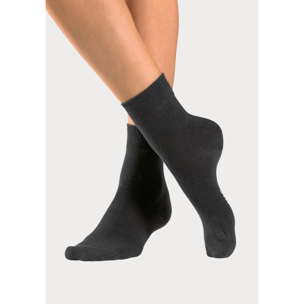 H.I.S Basicsocken, (Packung, 5 Paar), mit besonders weichem Bündchen