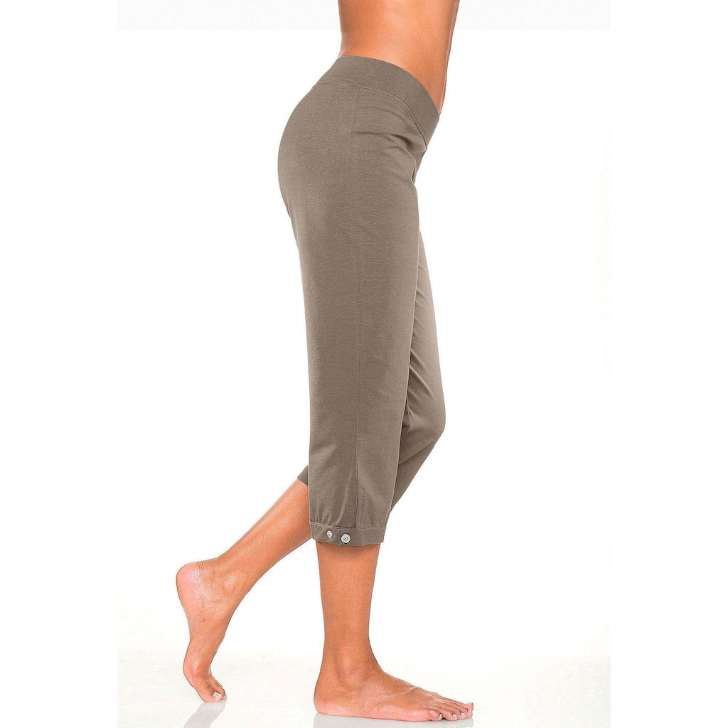 H.I.S Caprihose, mit verstellbarem Saum, Loungewear