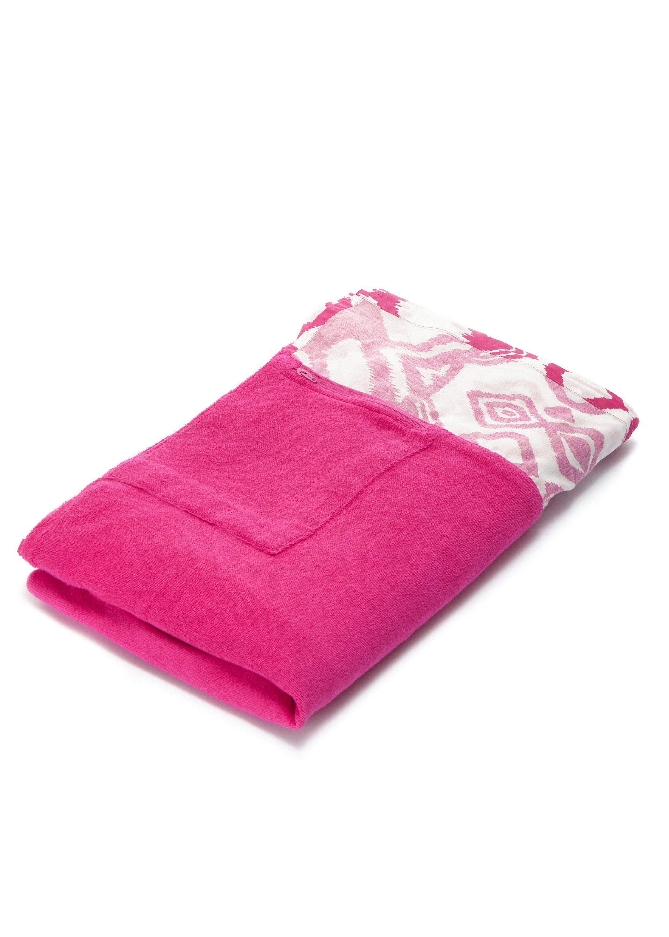 LASCANA Strandtuch "Handtuch" Hamamtuch, Badetuch, Sommertuch mit kleiner Tasche