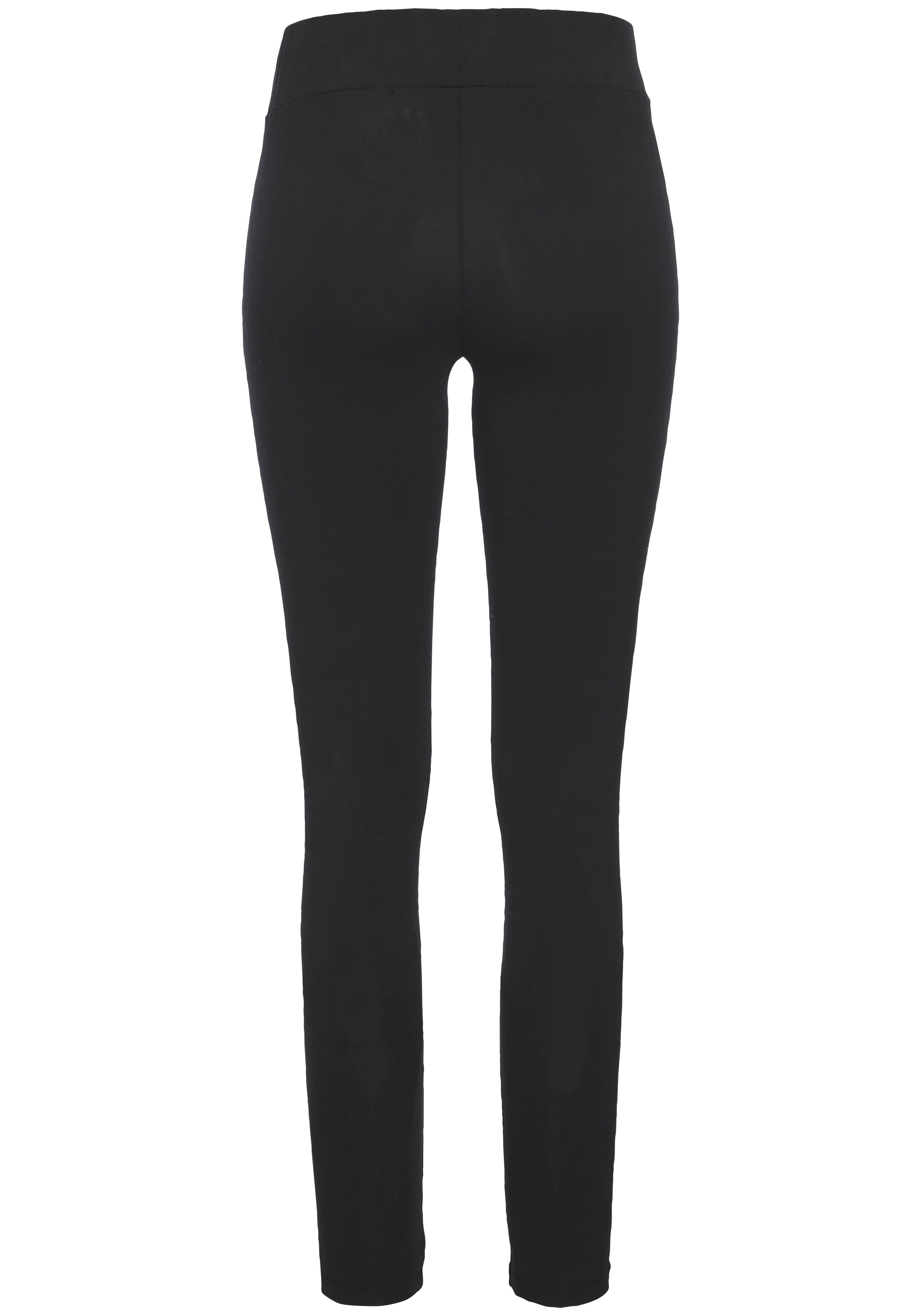 Bench. Loungewear Leggings  mit Logo Silikon Badge, Loungewear