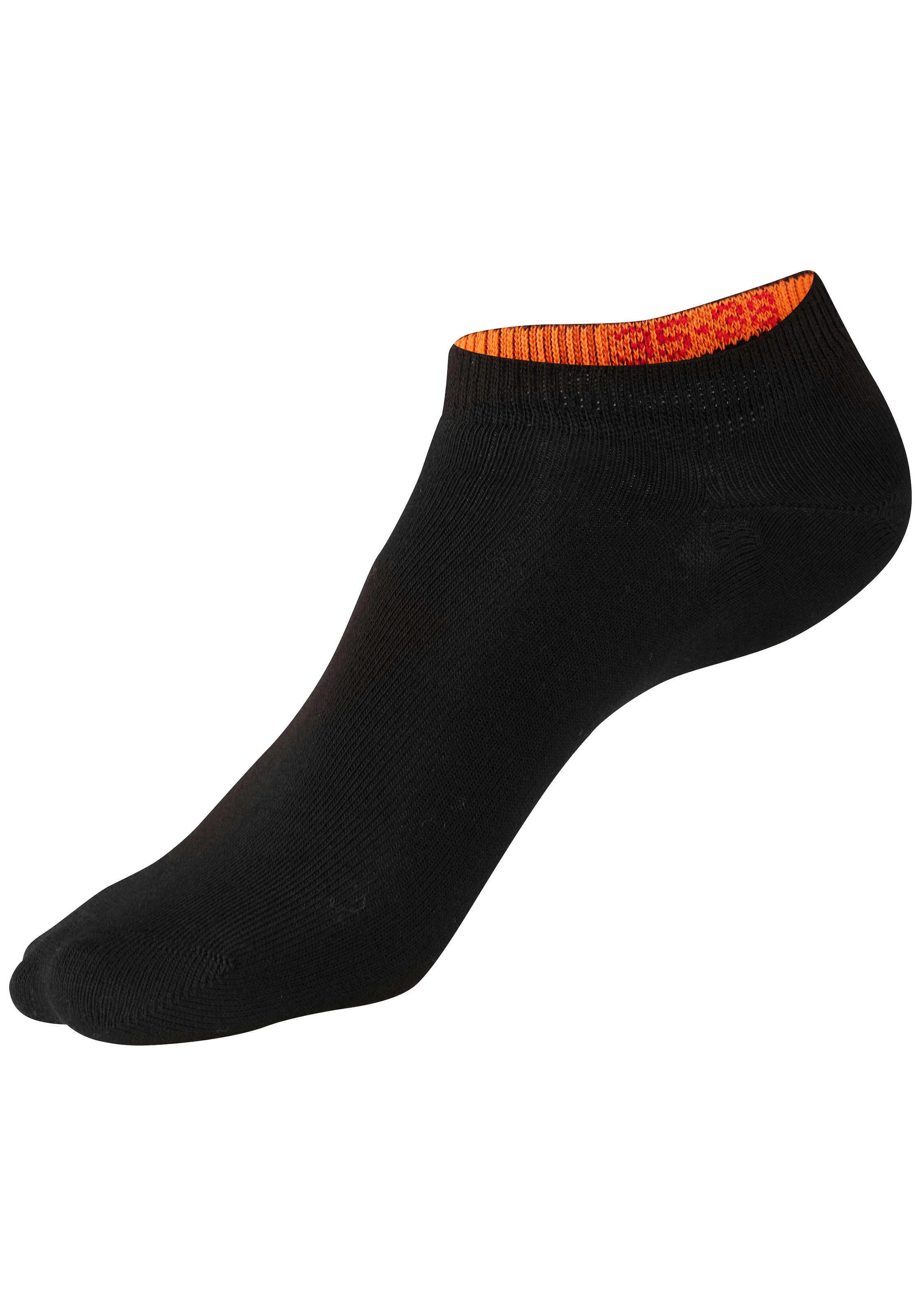 H.I.S Chaussettes de baskets »für Damen und Herren, perfekt zu sortieren, mit farbigen Innenbündchen« Boîte, 20 Couple tlg. dans une boîte cadeau pratique pour le travail et les loisirs