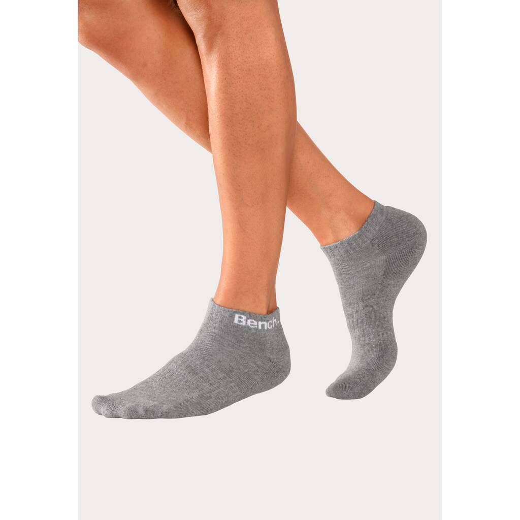 Bench. Sportsocken, (Packung, 12 Paar), Tennis Kurzsocken mit Halbfussfrottee
