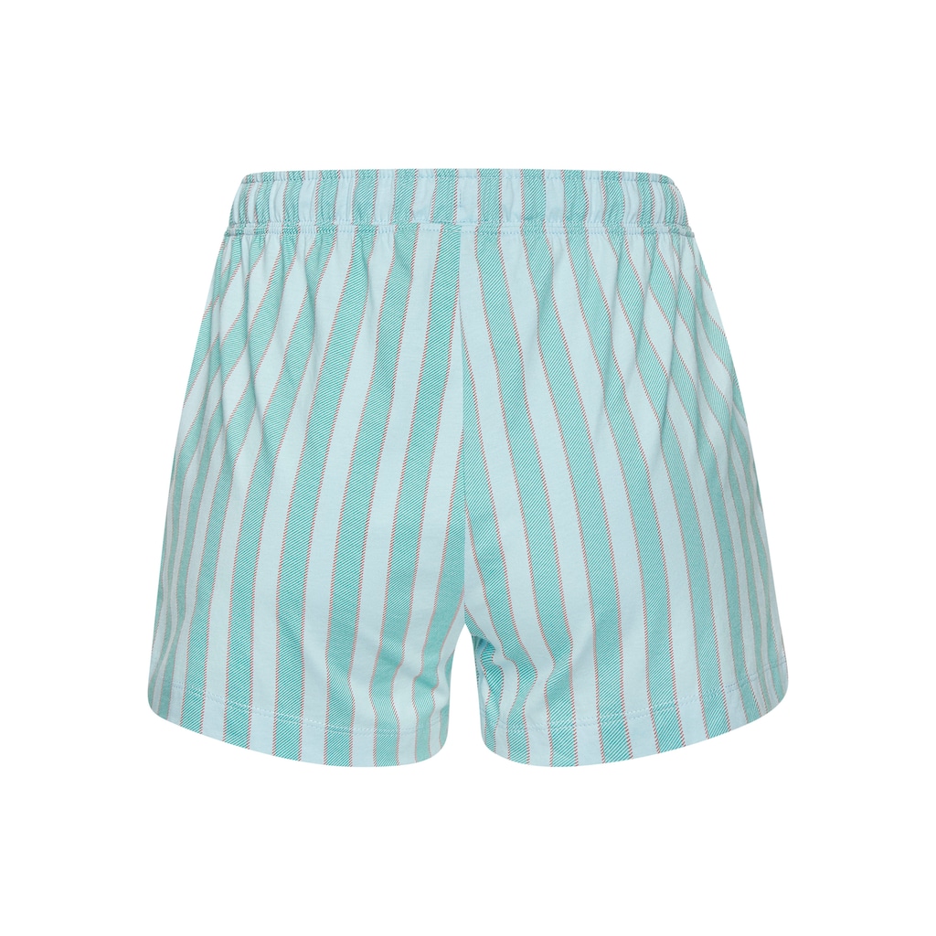 Vivance Dreams Pyjamashorts, mit zartem Streifenmuster