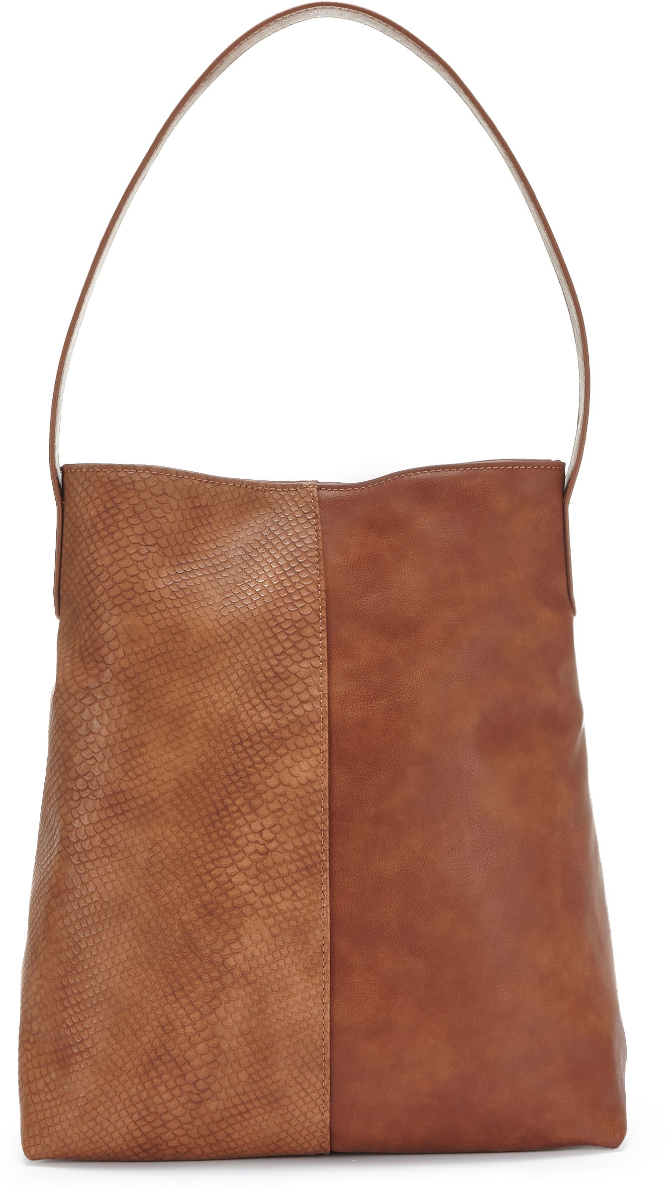 Vivance Shopper »Schultertasche«, (2 tlg.), mit kleiner Innentasche, Handtasche, Damentasche VEGAN