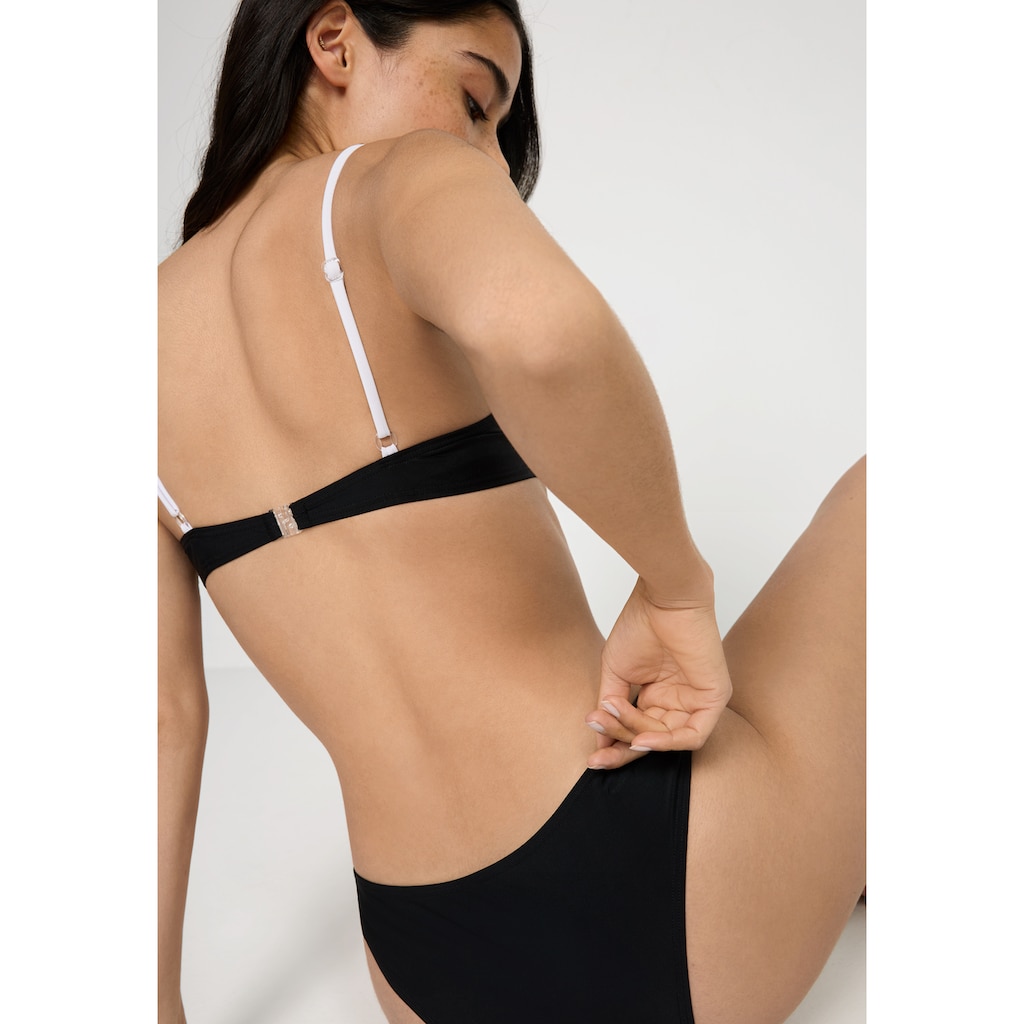 LSCN by LASCANA Bügel-Bikini, mit kontrastfarbigen Details
