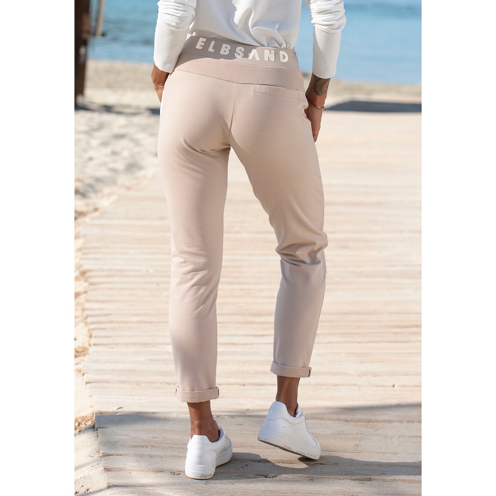 Elbsand Sweathose »Brinja«, mit Taschen und breiten Kordeln, Jogginghose, lässige Passform