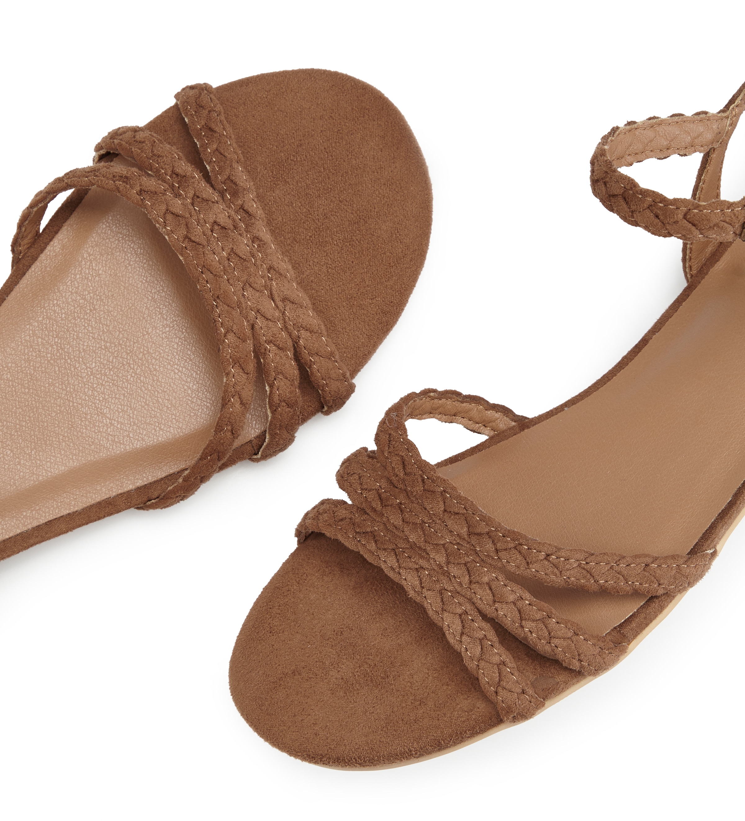 LASCANA Sandale »Sommerschuh«  Sandalette, Sommerschuh mit geflochtenen Riemchen VEGAN
