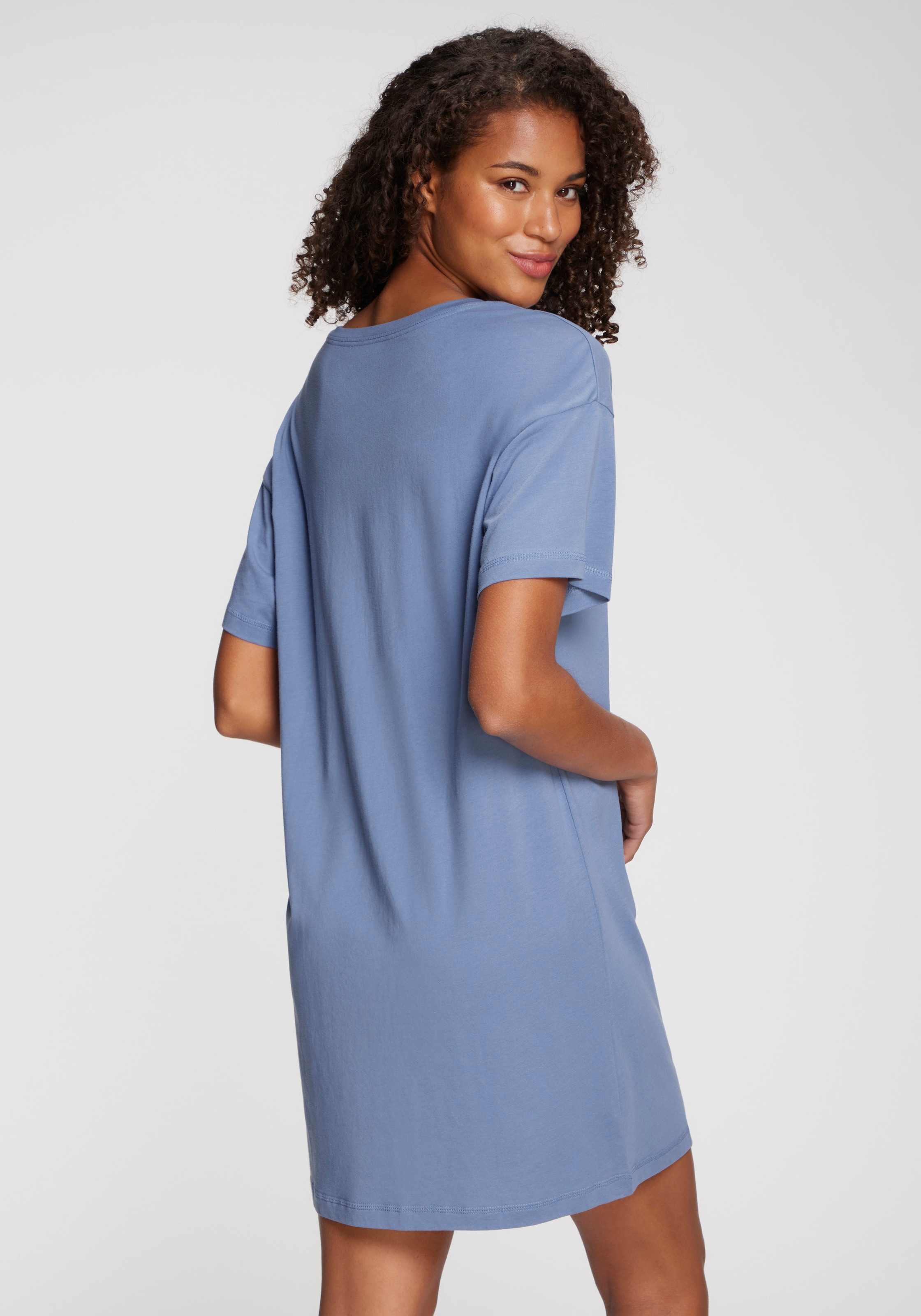 Vivance Dreams Nachthemd, mit kleinem Frontdruck