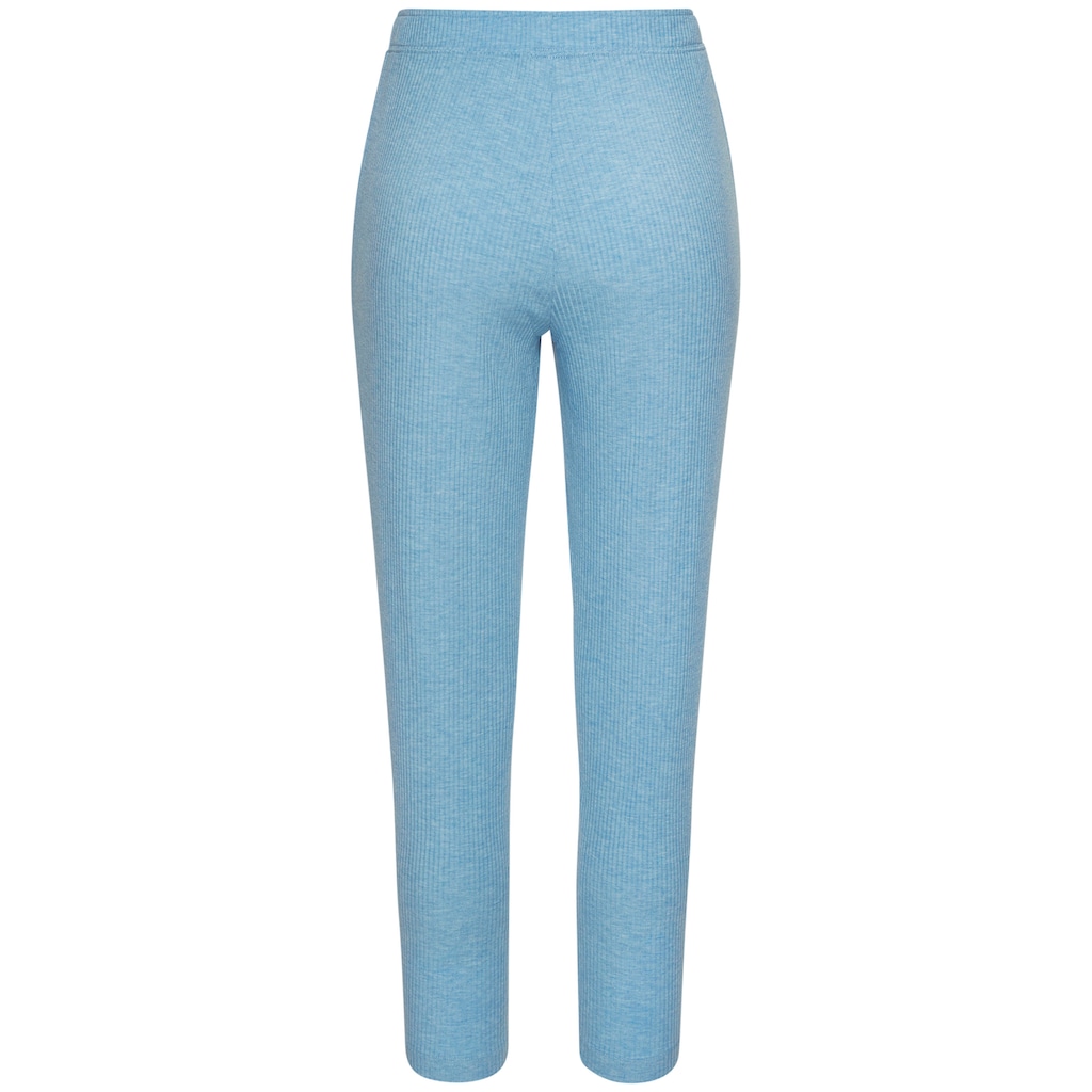 s.Oliver Pyjamahose, in elastischer 4x4 Rippware