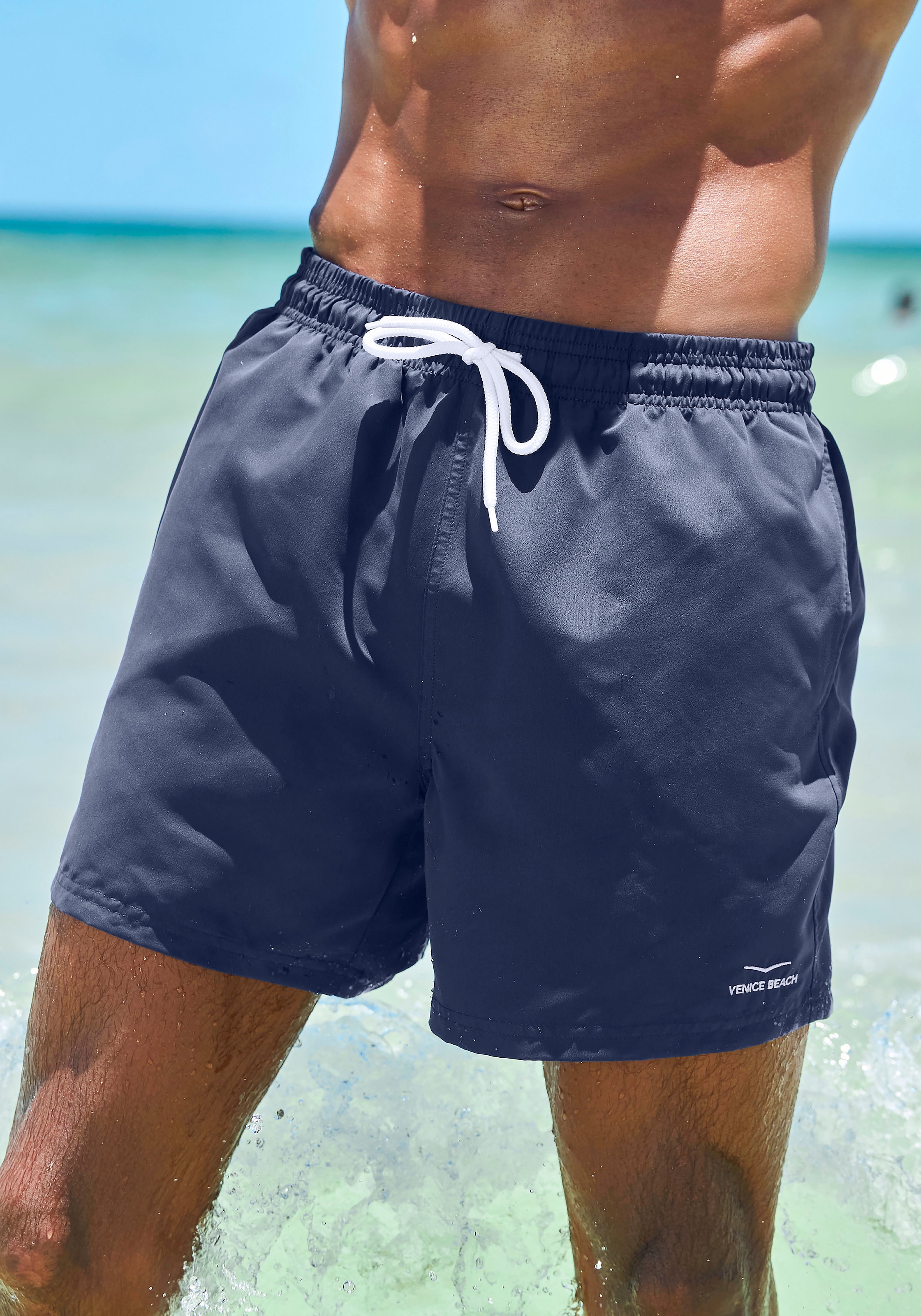 Venice Beach Badeshorts, mit Marken-Logo