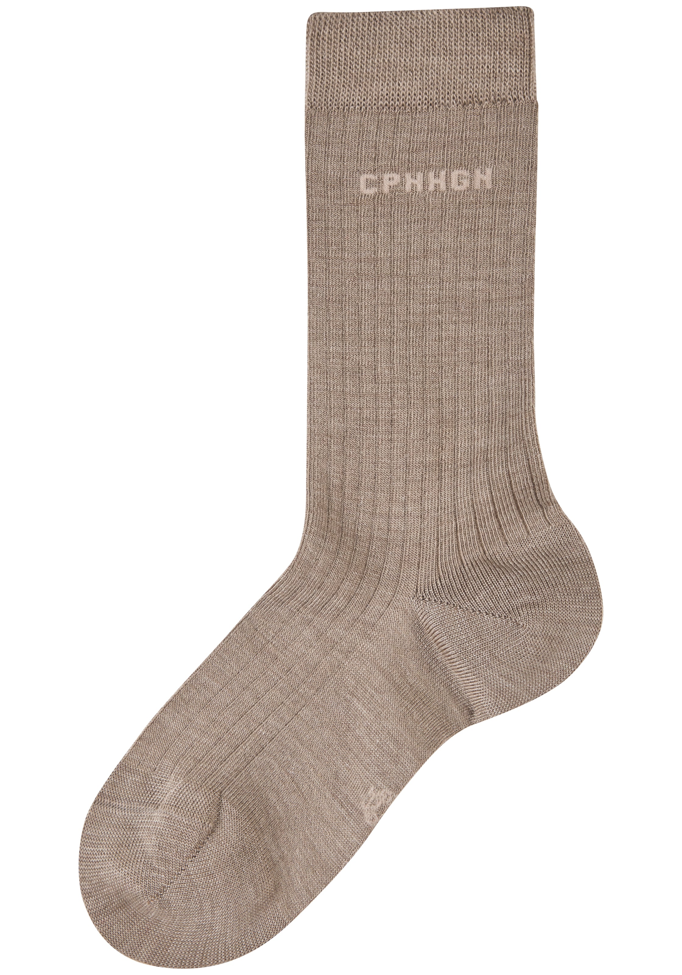 Copenhagen Studios Basicsocken Packung, 2 Paar tlg. gerippt, mit wärmender Wolle