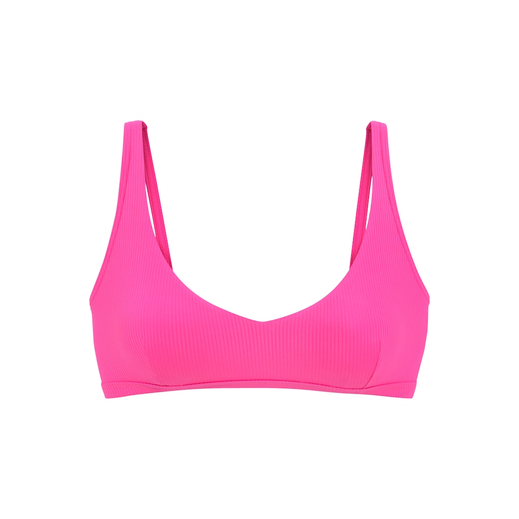 Venice Beach Bustier-Bikini-Top »Lucky«, aus gerippter Strukturware