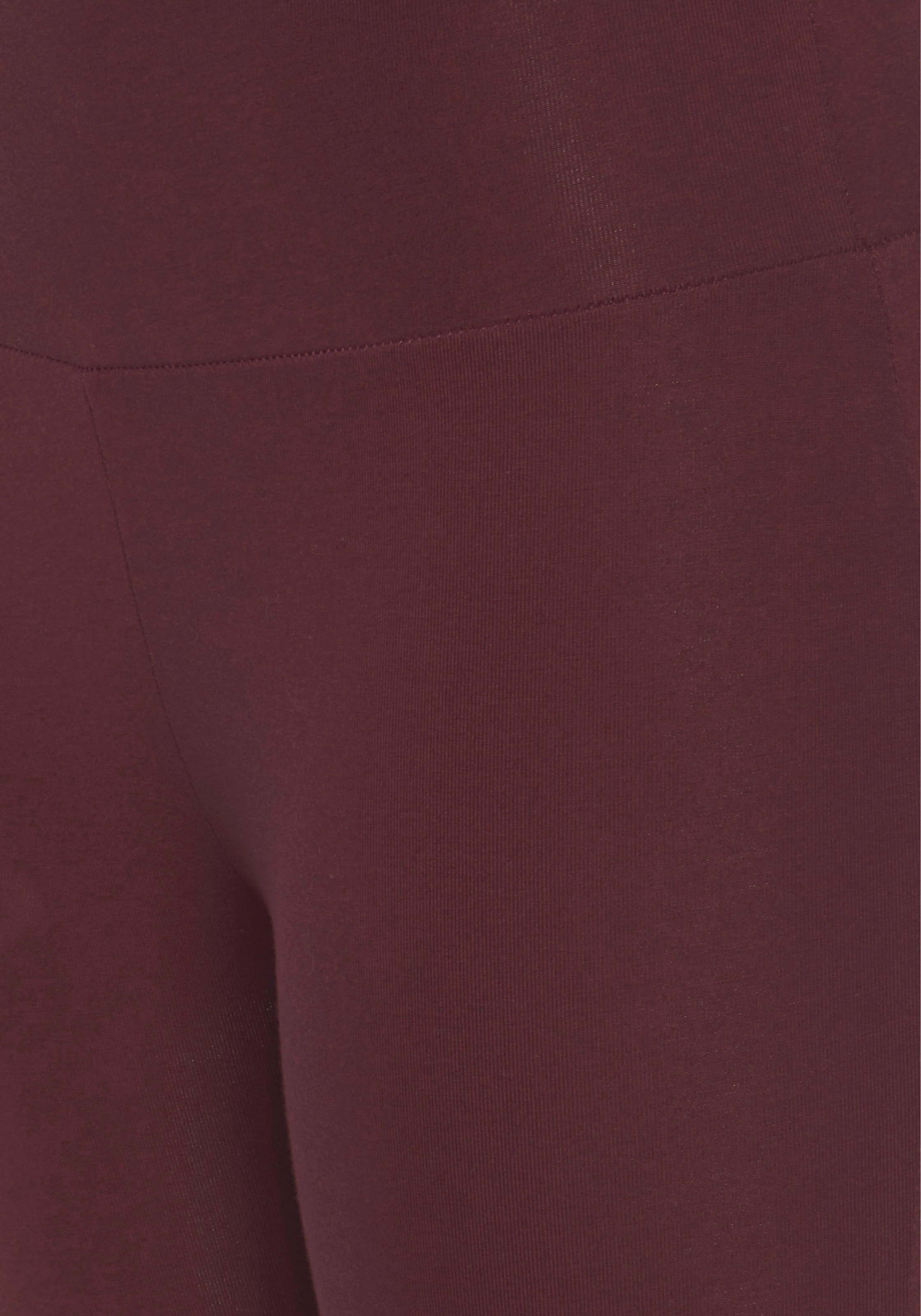 LASCANA Leggings, mit breitem Bündchen, Loungewear