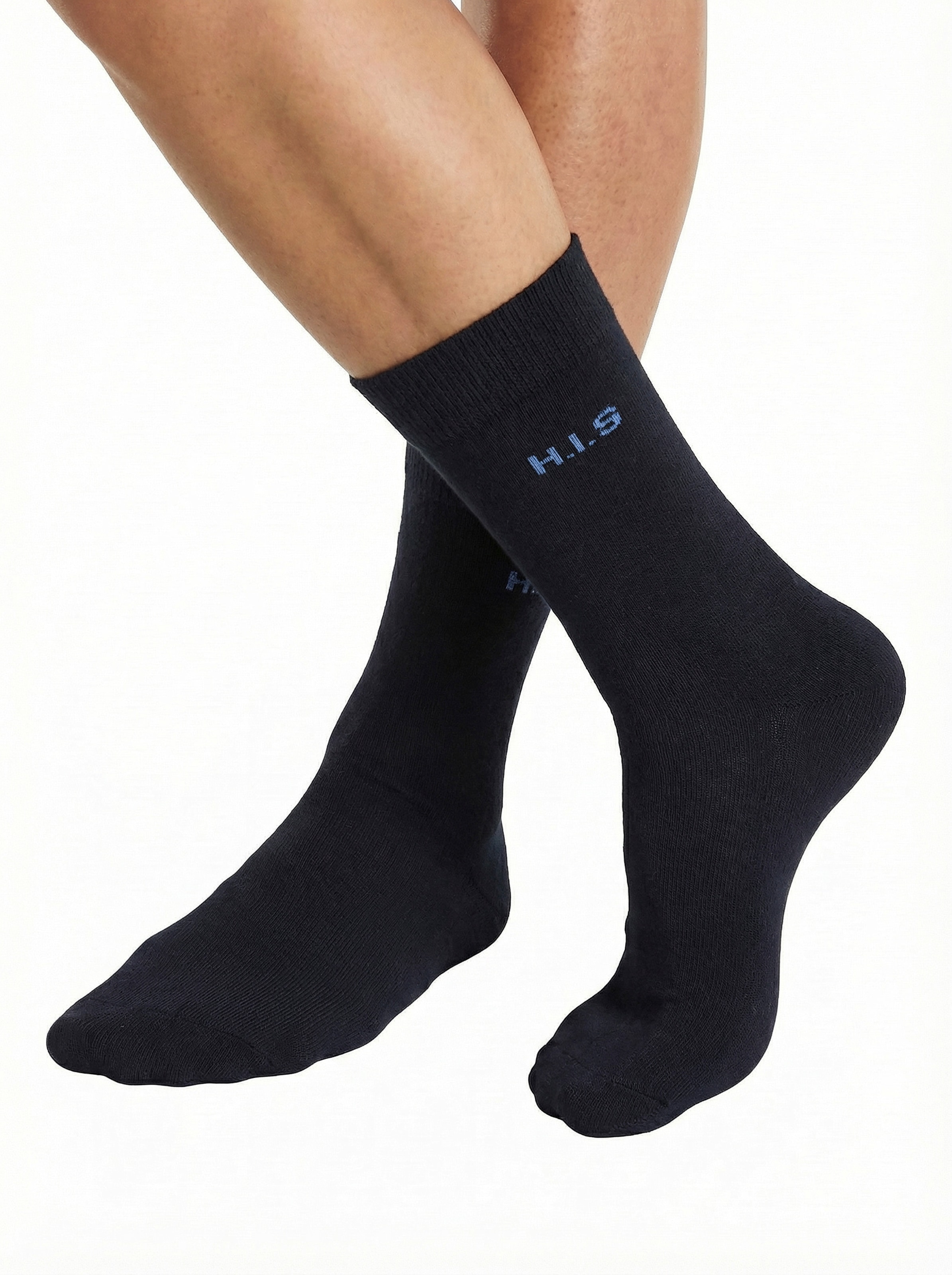 H.I.S Chaussettes basiques »Für Job und Freizeit« Paquet, 6 Couple tlg. avec semelle en éponge douce