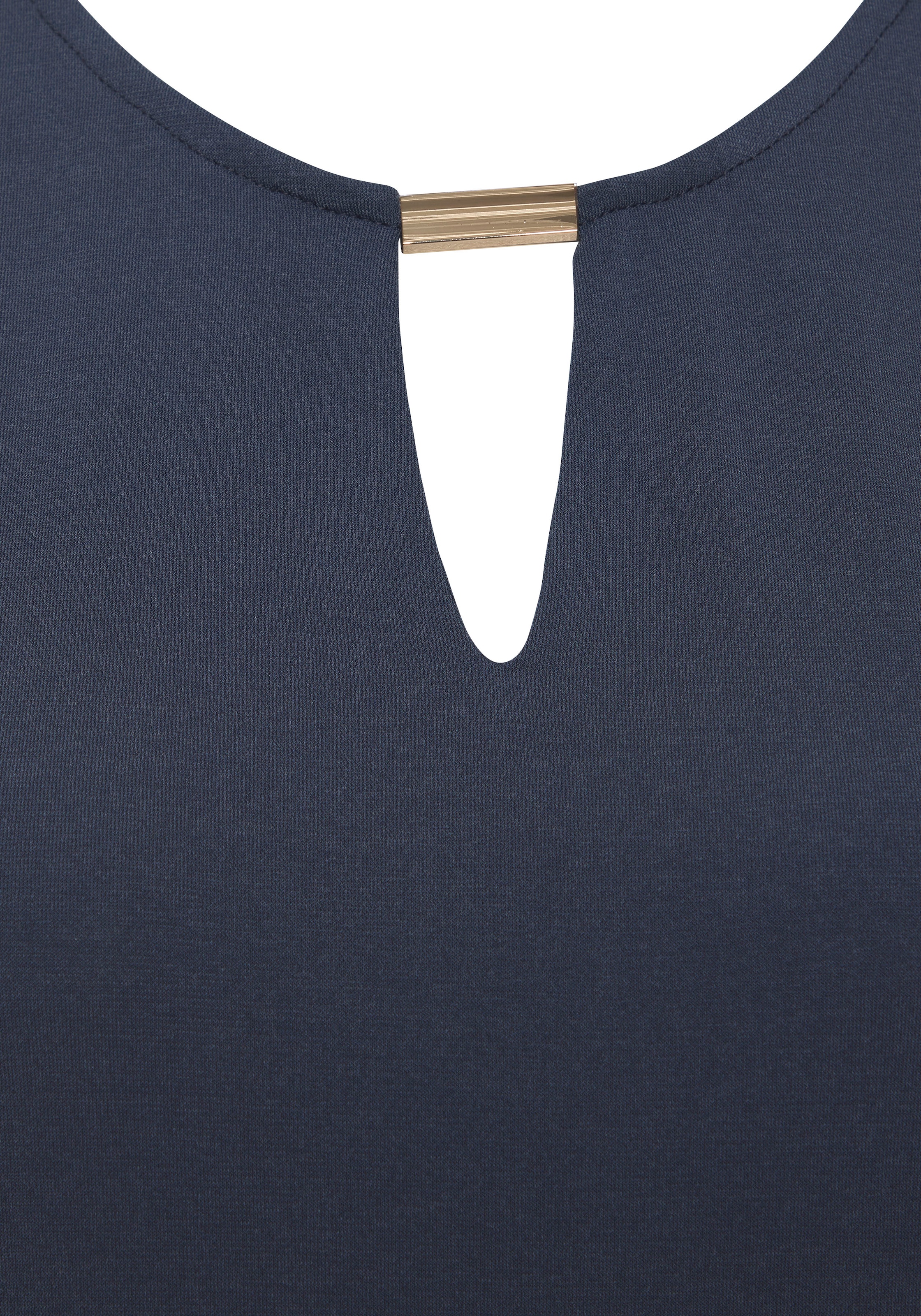 LASCANA Tanktop, aus glatter Jerseyqualität mit Cut-out, elegantes Sommertop, bügelfrei