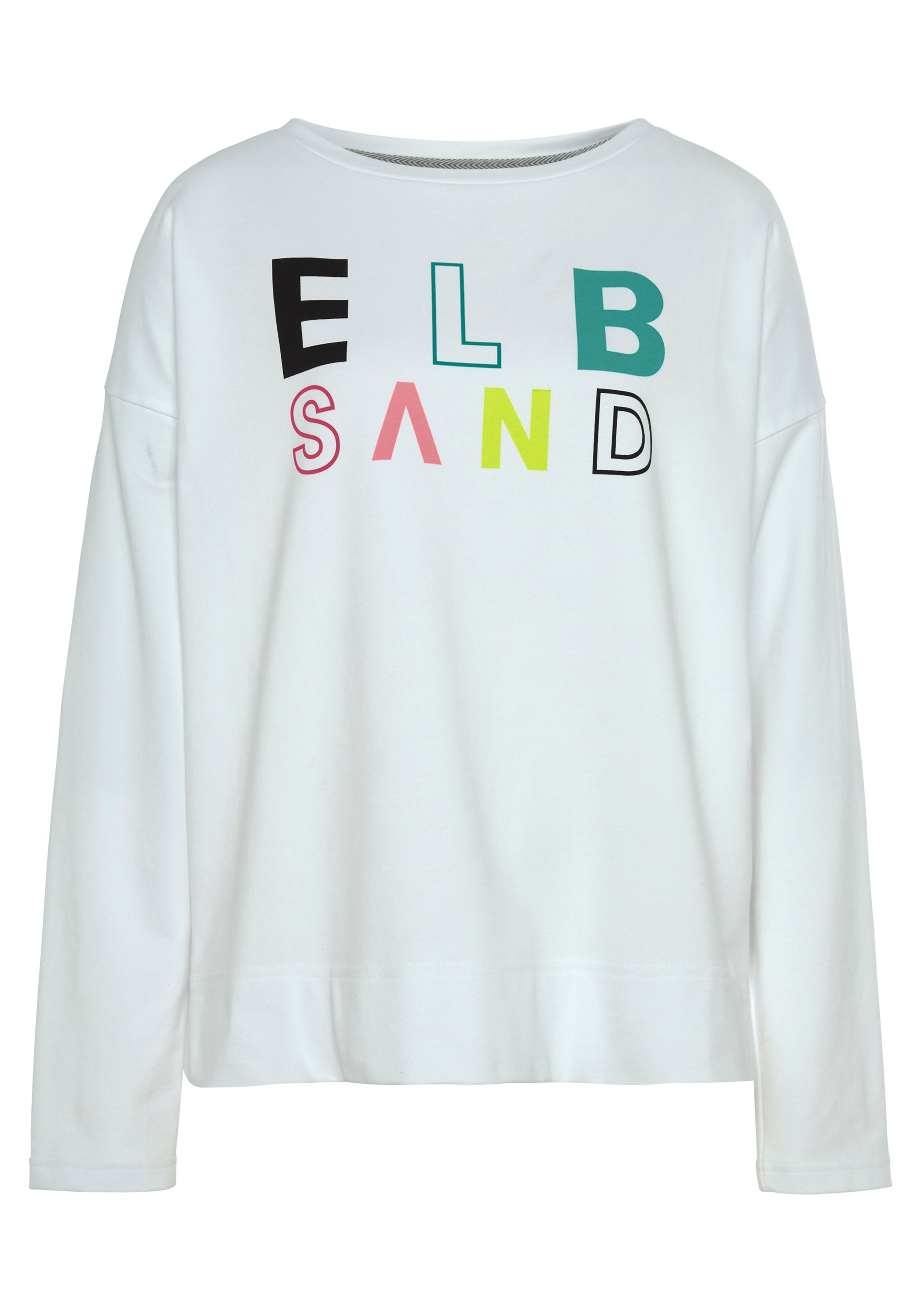 Elbsand Sweat-shirt »Aliisa«, avec impression logo devant, coupe basique, style sport-casual
