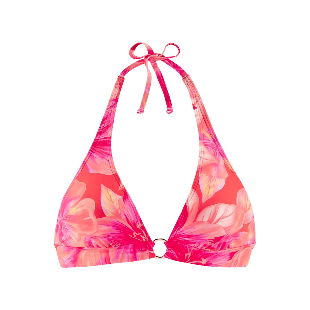 s.Oliver Triangel-Bikini-Top »Jayce«, mit goldfarbenfarbigen Zierring