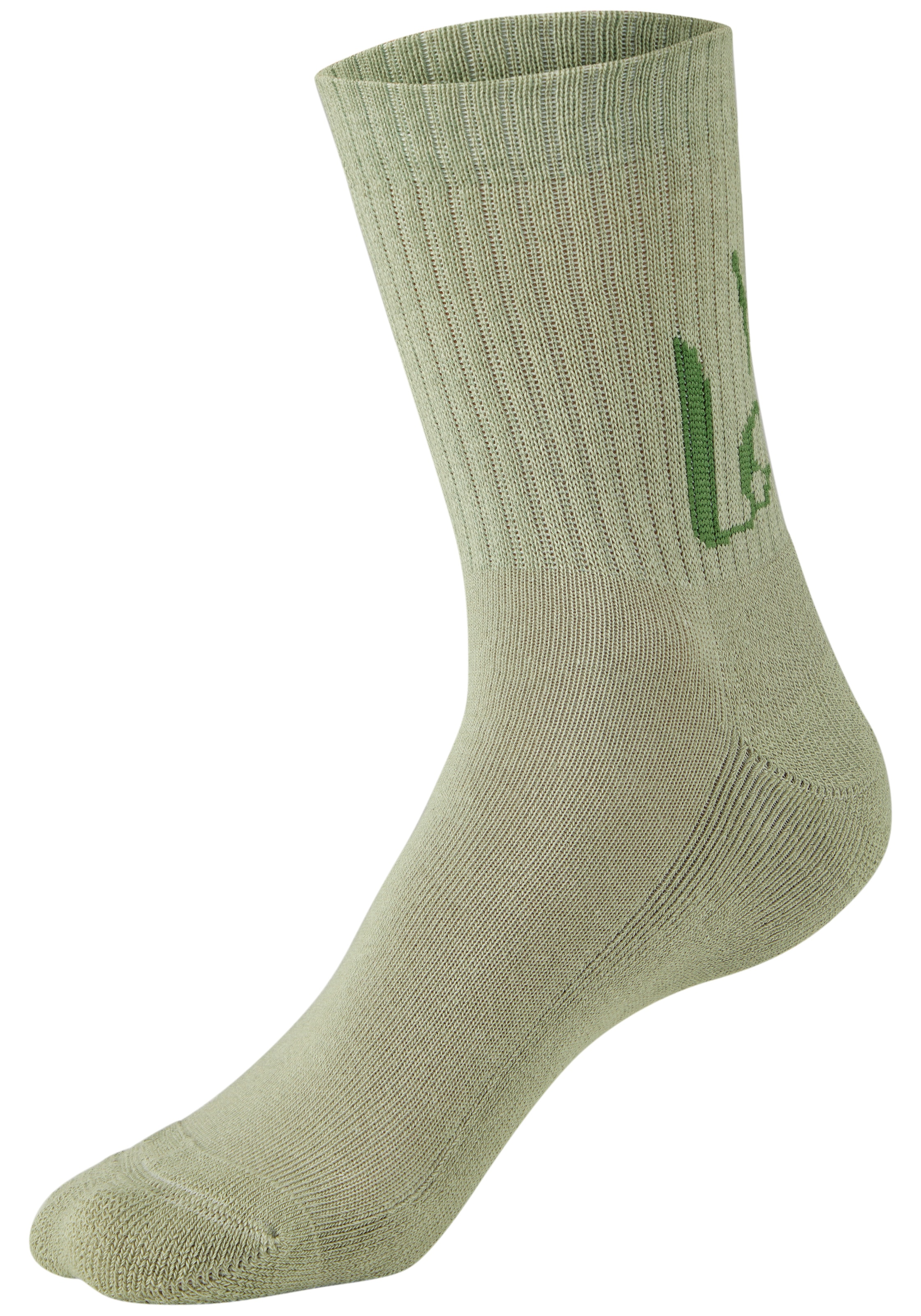 H.I.S Chaussettes de tennis »Damen Sportsocken daily socks« Paquet, 7 Couple tlg. avec du molleton bouclé au pied et des inscriptions attrayantes