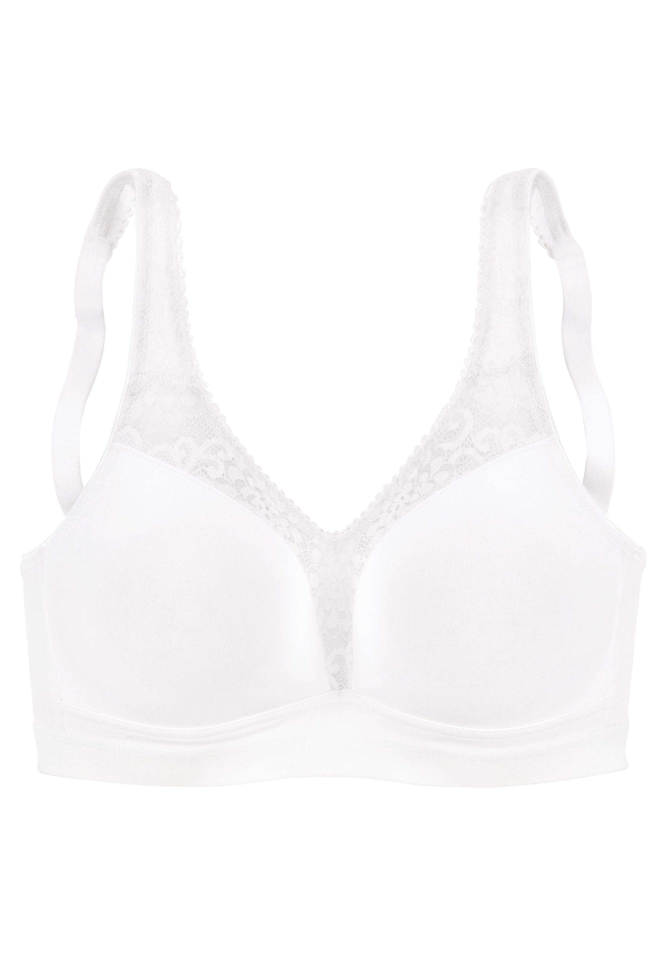 petite fleur by Lascana Soutien-gorge emboîtant sans armature, qualité coton – aussi idéal pour grandes tailles