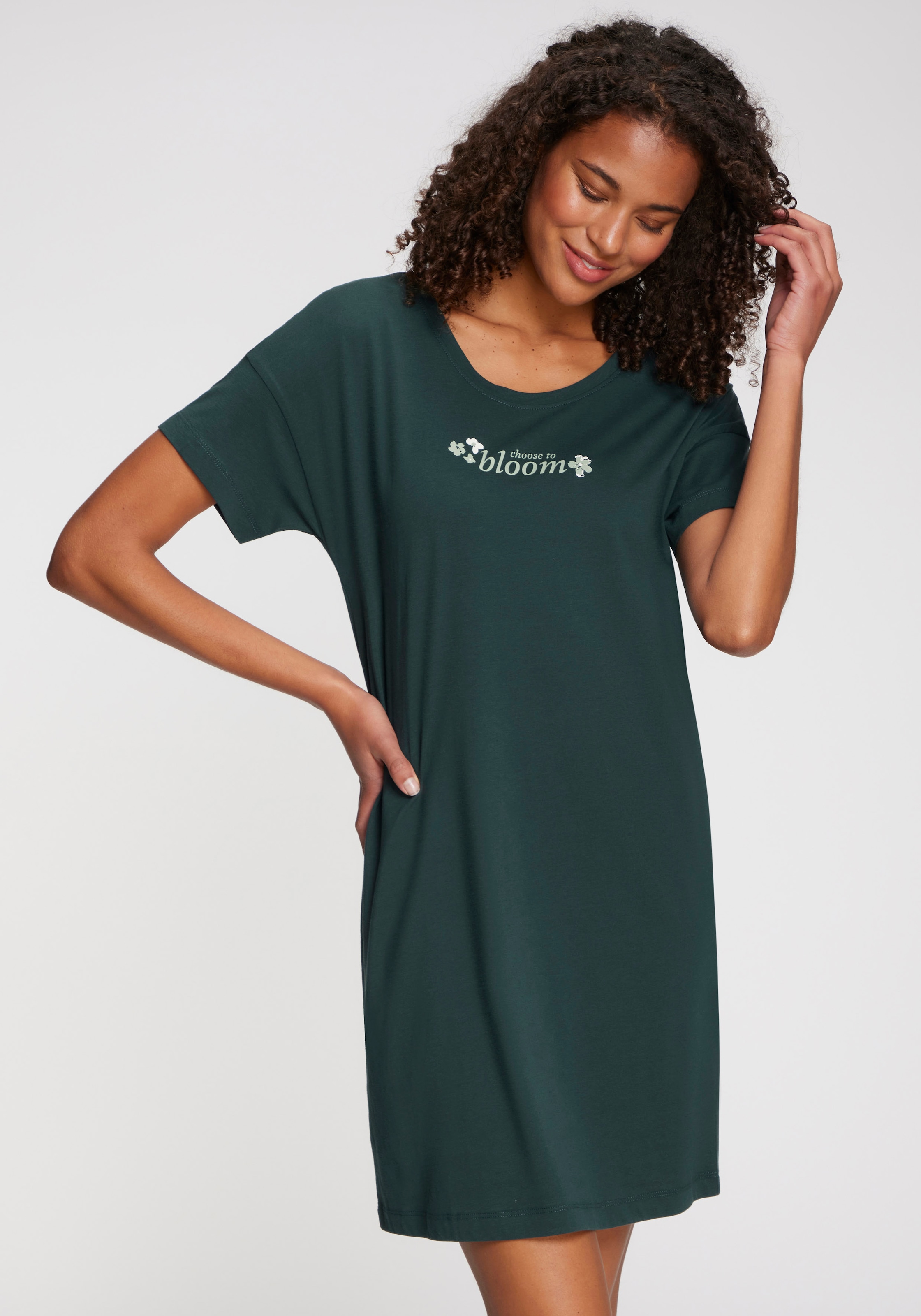 s.Oliver Nachthemd mit kleinem Frontprint