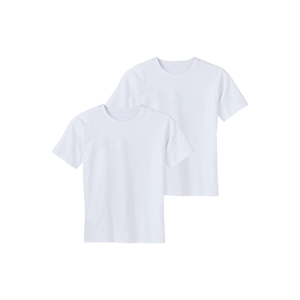 Bench. Loungewear T-Shirt, (2er-Pack), Basic in uni