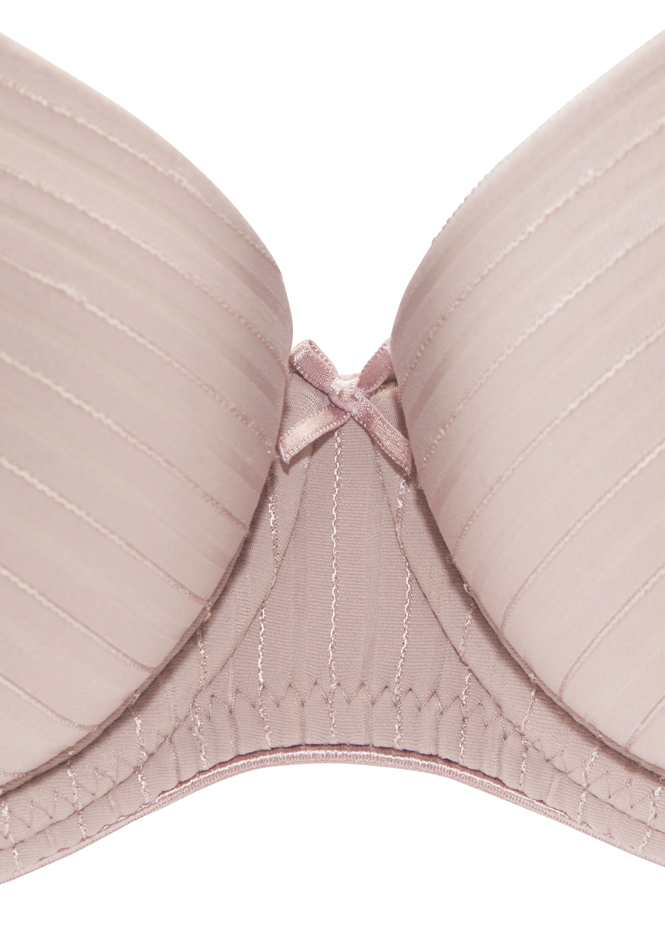 LASCANA Soutiens-gorge moulés »Carlotta« avec armature, en microtouch doux avec fil brillant délicat