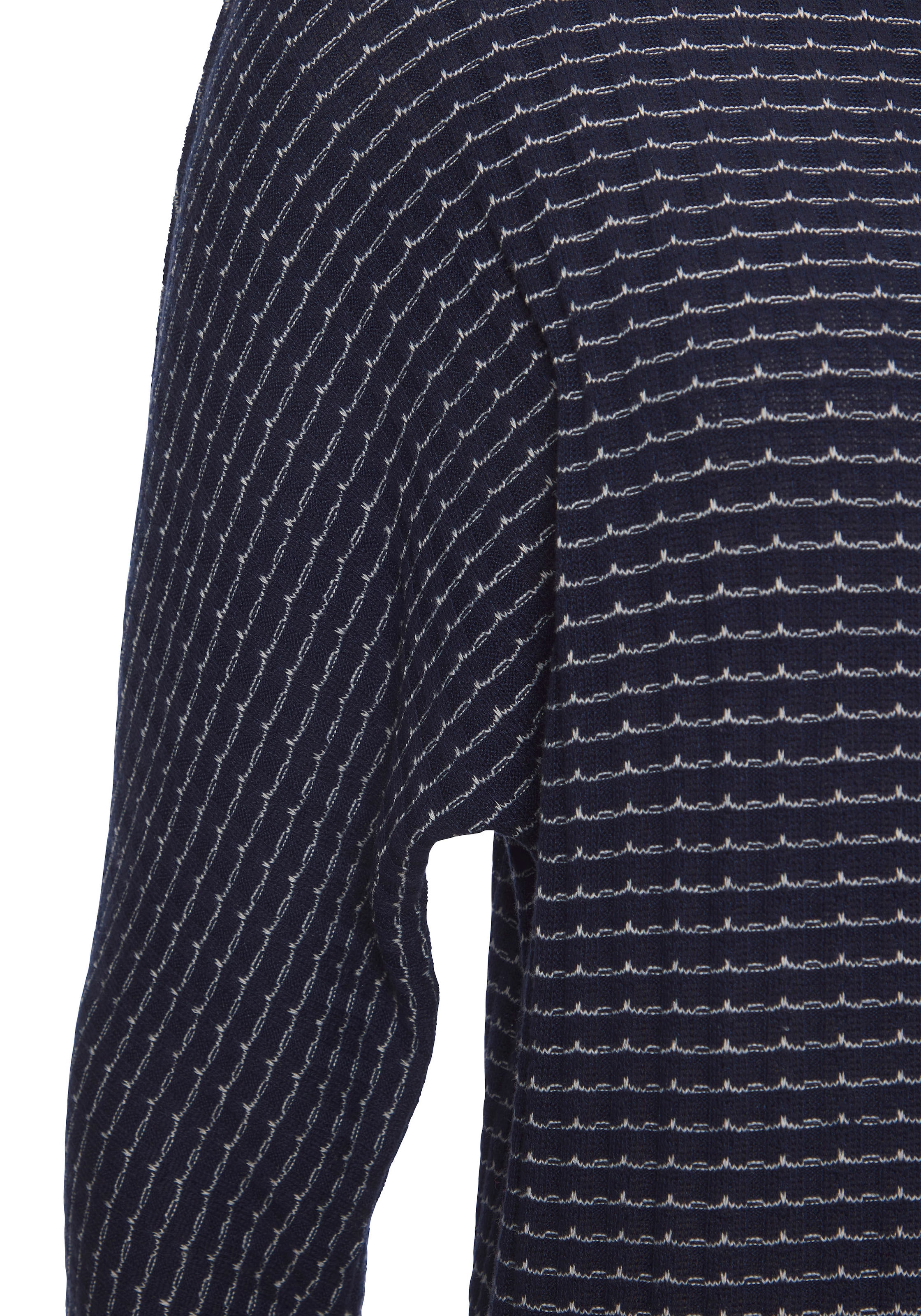 Vivance Langarmshirt »aus strukturierter Strickqualität« mit Gummizug im Bund