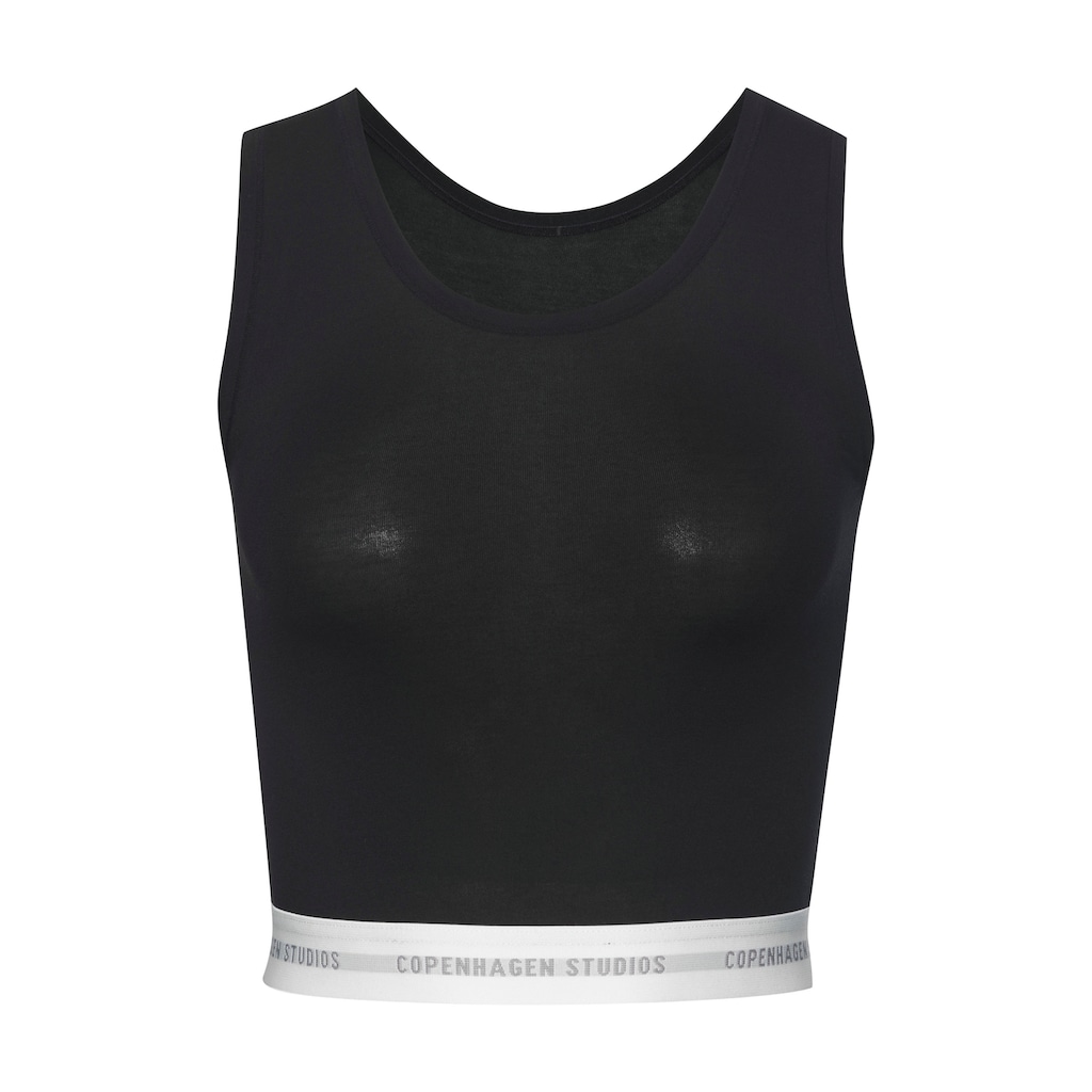 Copenhagen Studios Achseltop, mit weichem Logobund und aus elastischer Baumwoll-Modal-Qualität