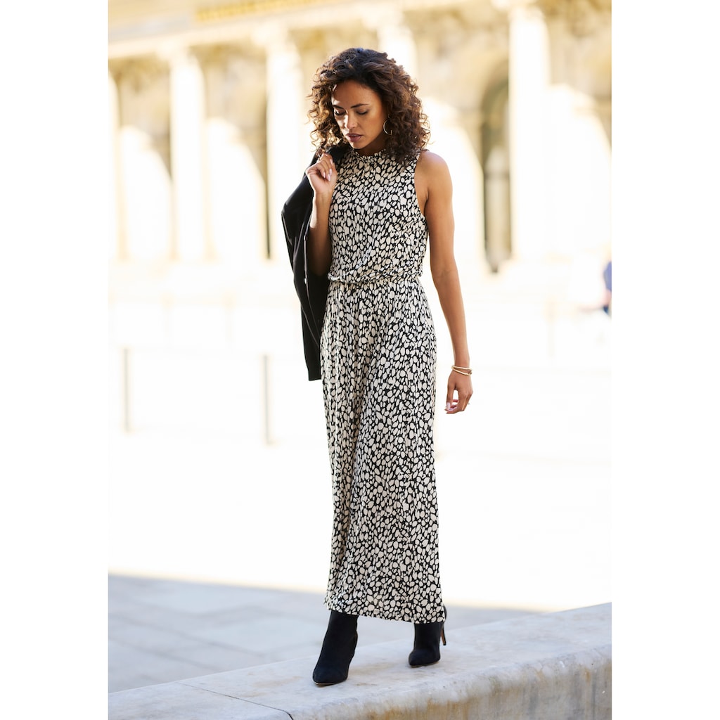 LASCANA Jerseykleid, mit Alloverdruck