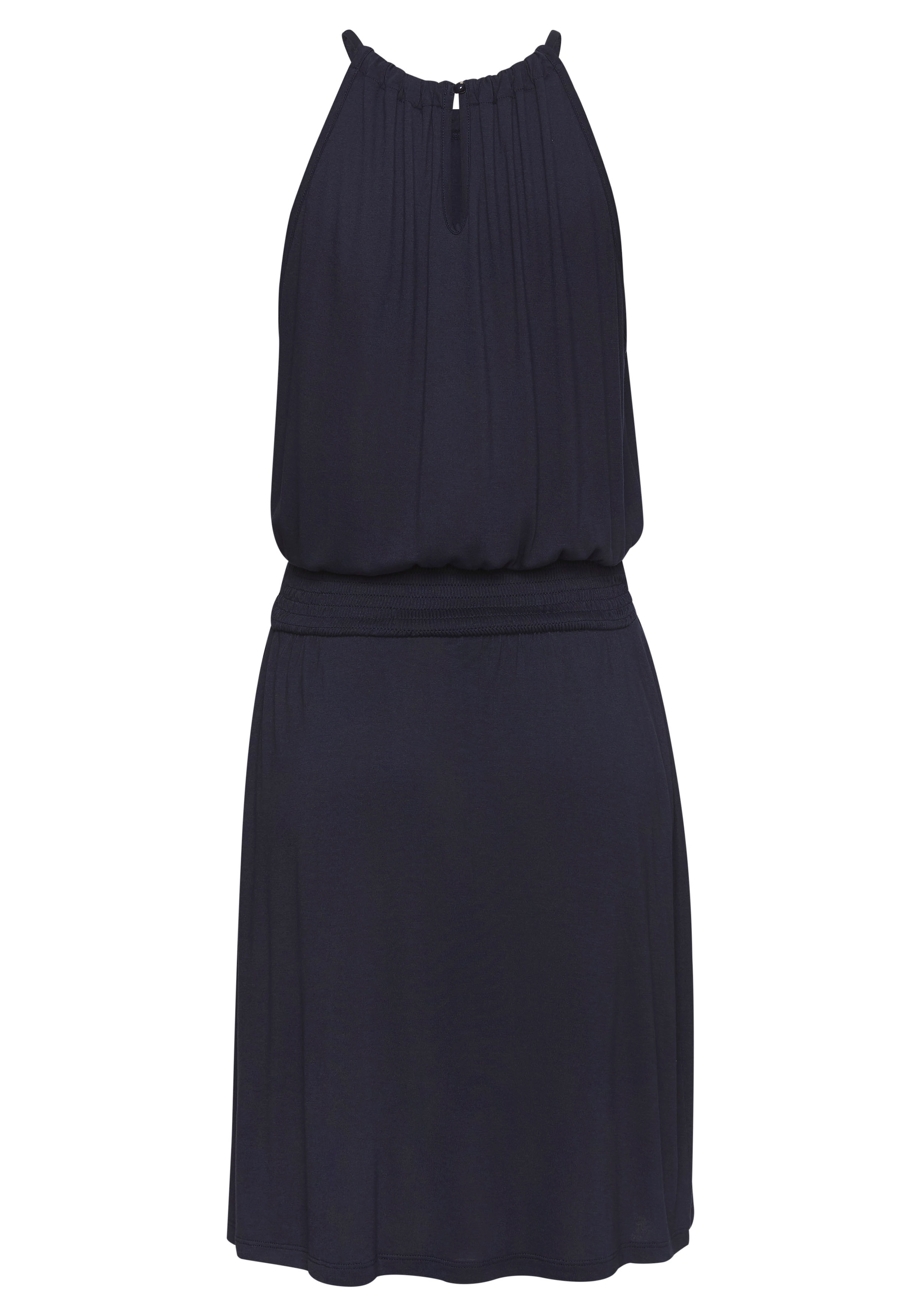 Vivance Midikleid, mit Häkeleinsatz in der Taille, elegantes Sommerkleid aus Jersey