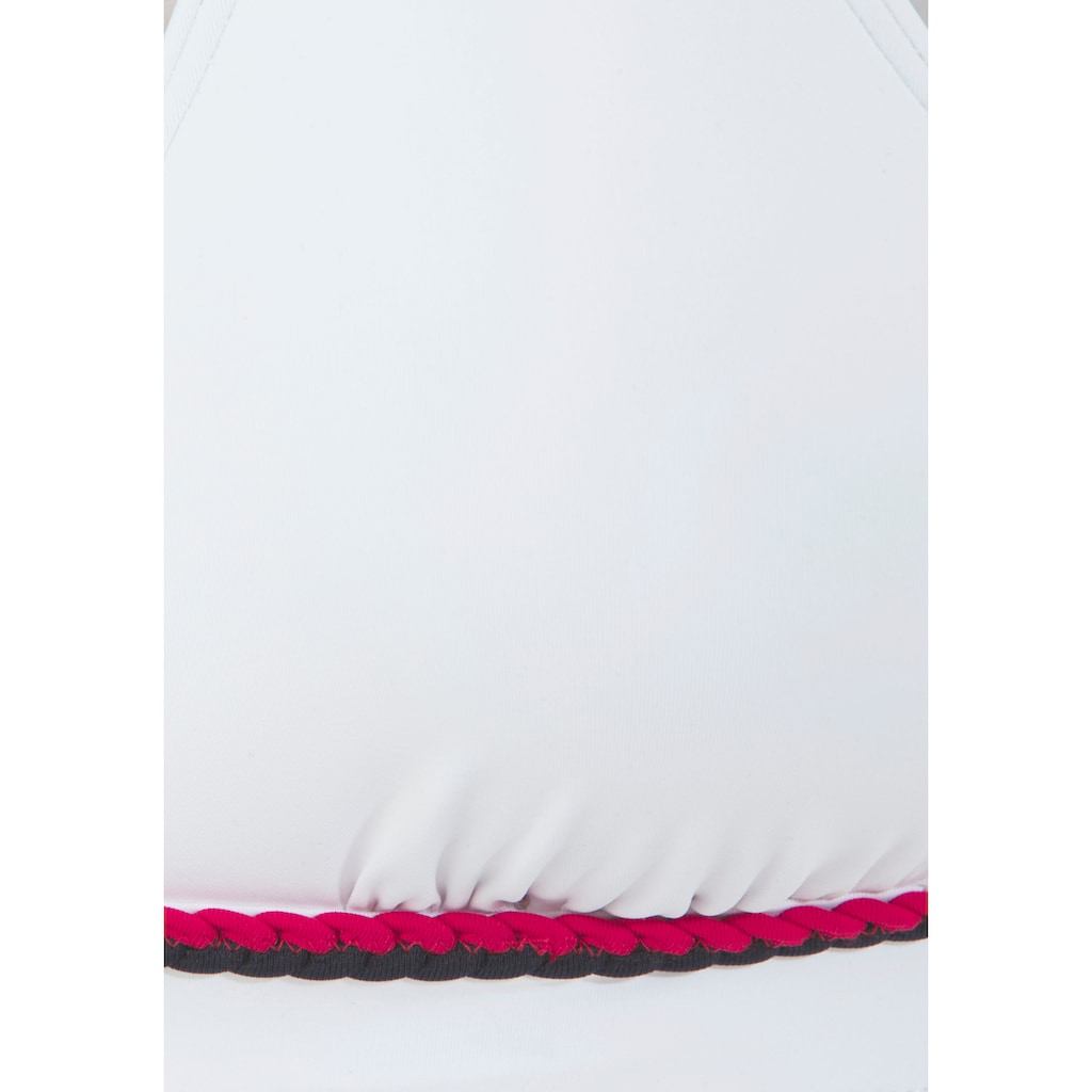 s.Oliver Triangel-Bikini-Top »Junis«, mit geflochtener Kordel